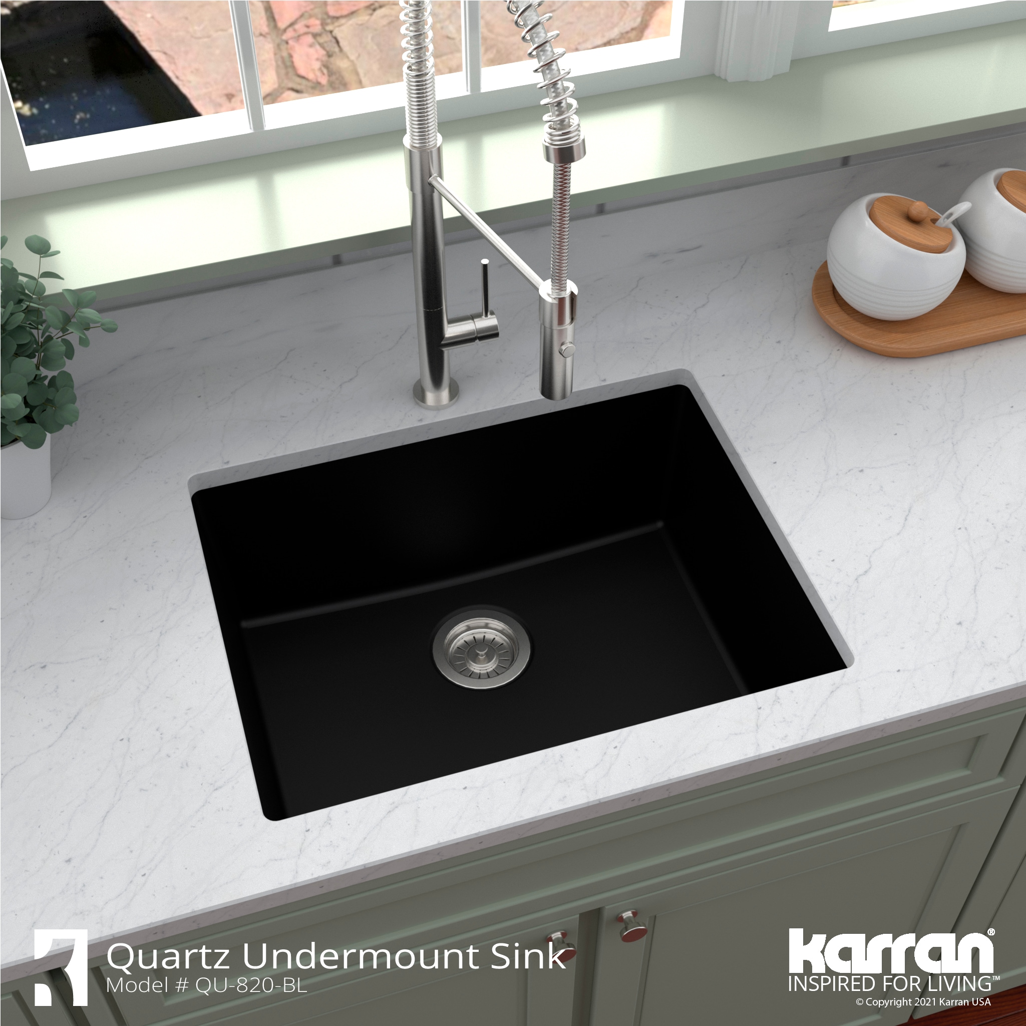 Karran QU-820-BL Kitchen-Sinks - View #5