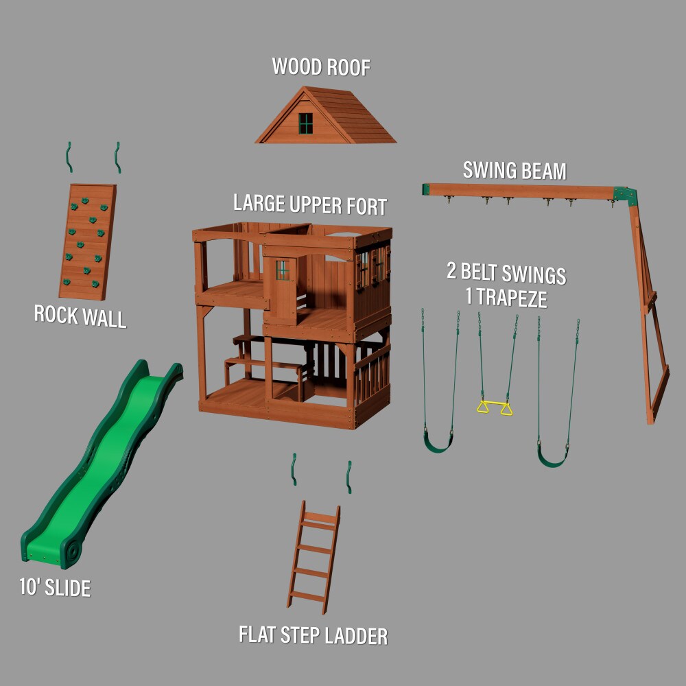 Backyard Discovery 1808058BCOM Wood-Playset-Kits - View #12
