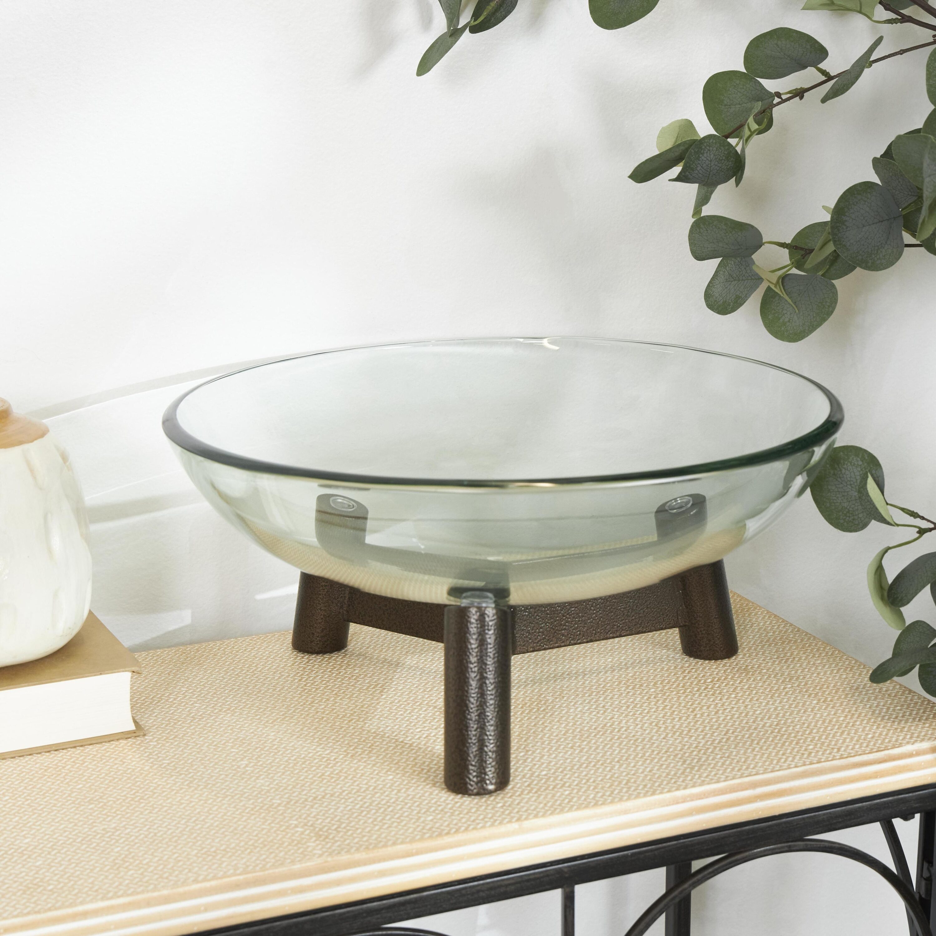 Grayson Lane 820277 Clear Glass Modern Decorative bowl