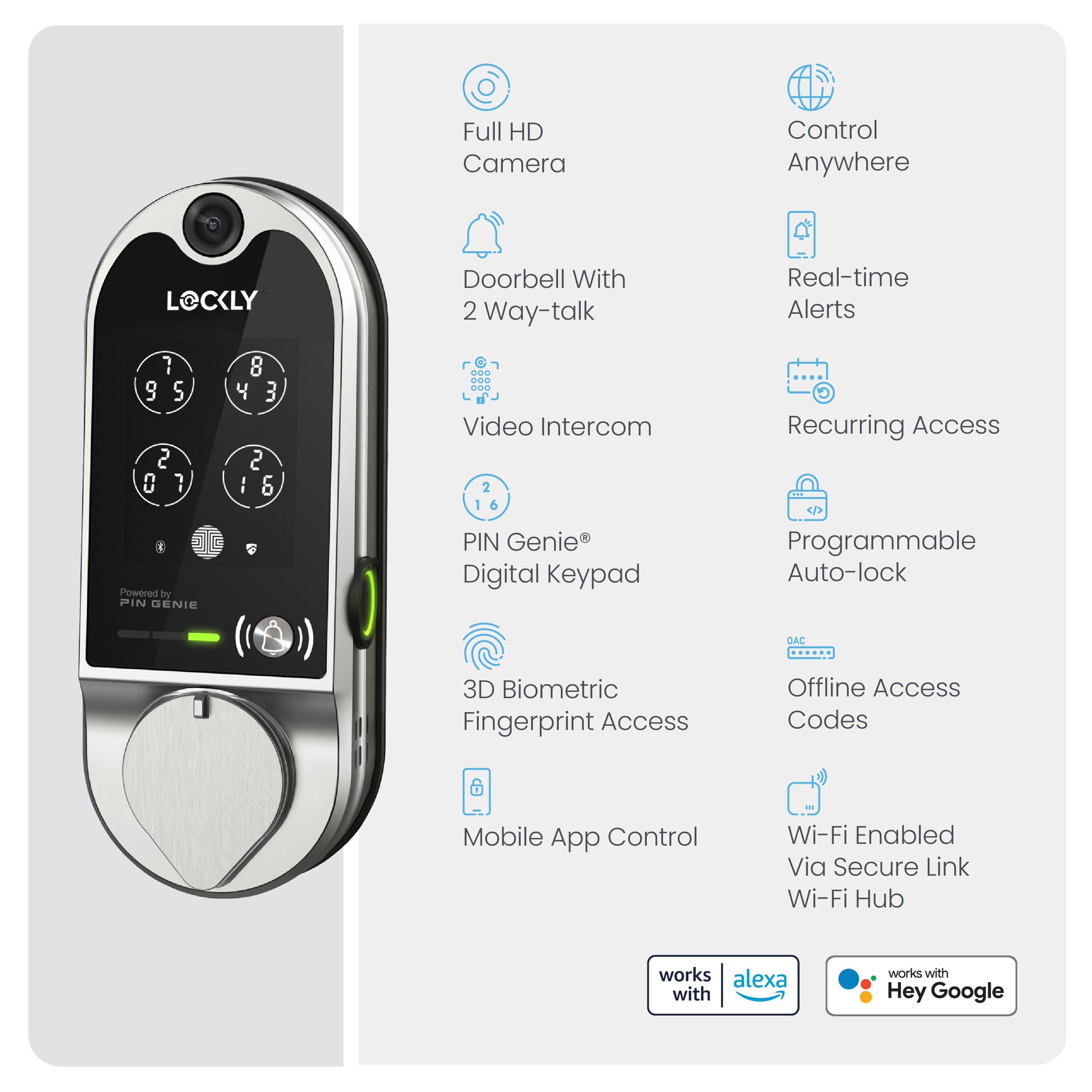 Lockly PGD798 SN Electronic-Door-Locks - View #9