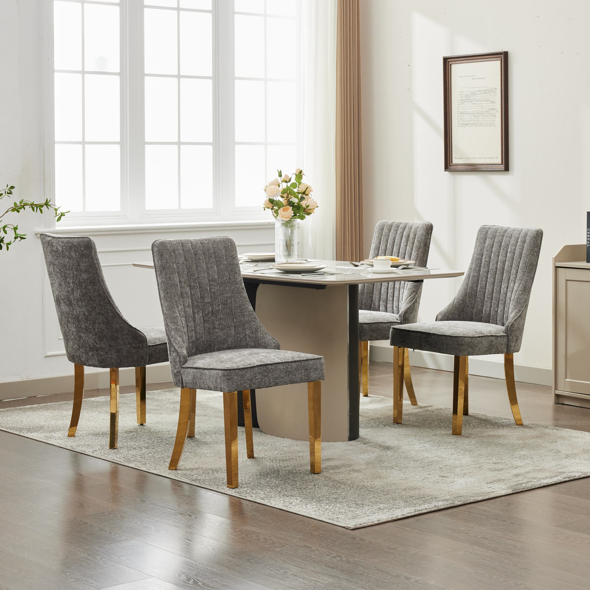 Vynxaria LEXY0121-DJCY-2GRN Dining-Chairs - View #5