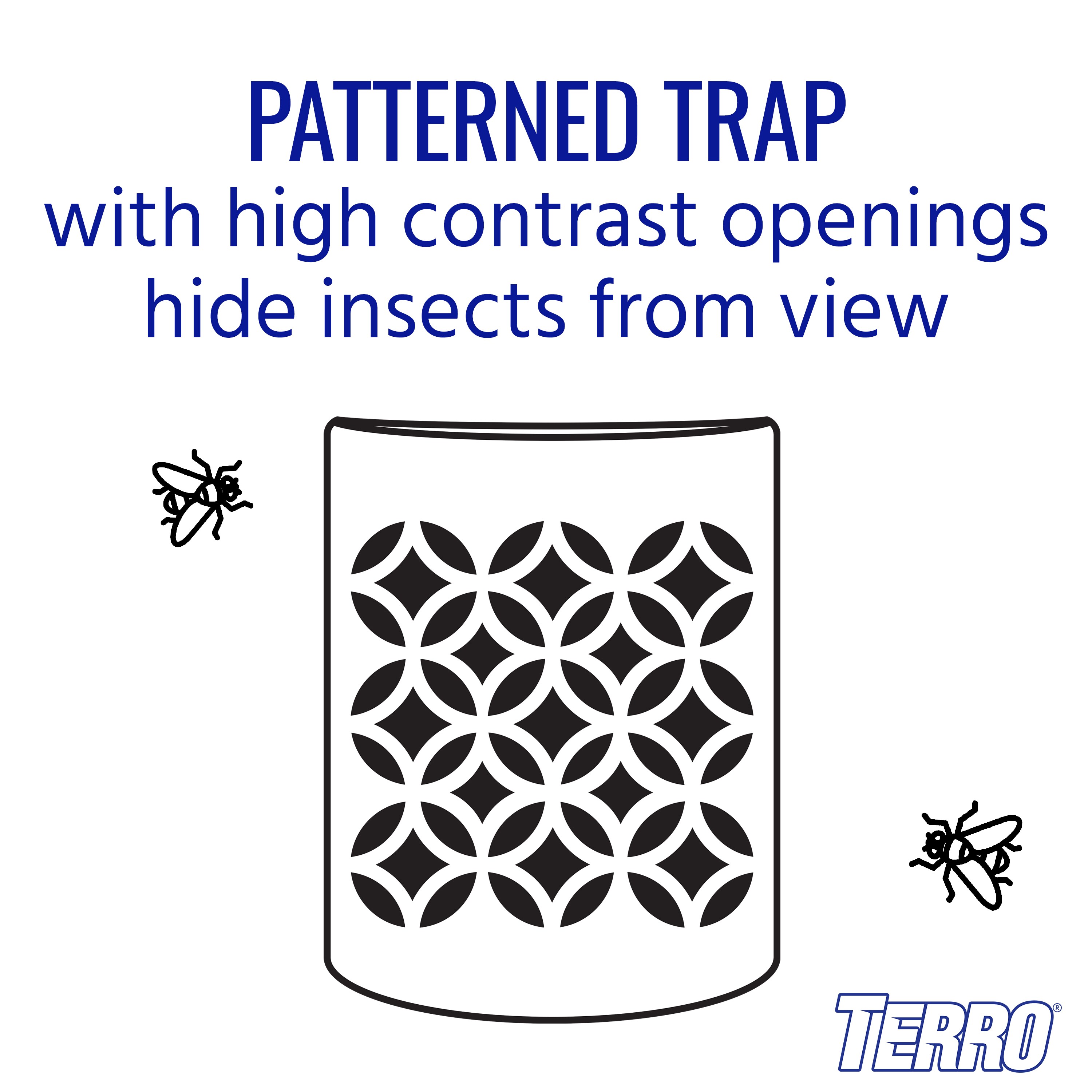 TERRO T550 Discreet Odorless Indoor Fly Trap Plus Lure - Attracts, Traps,  and Kills House Flies