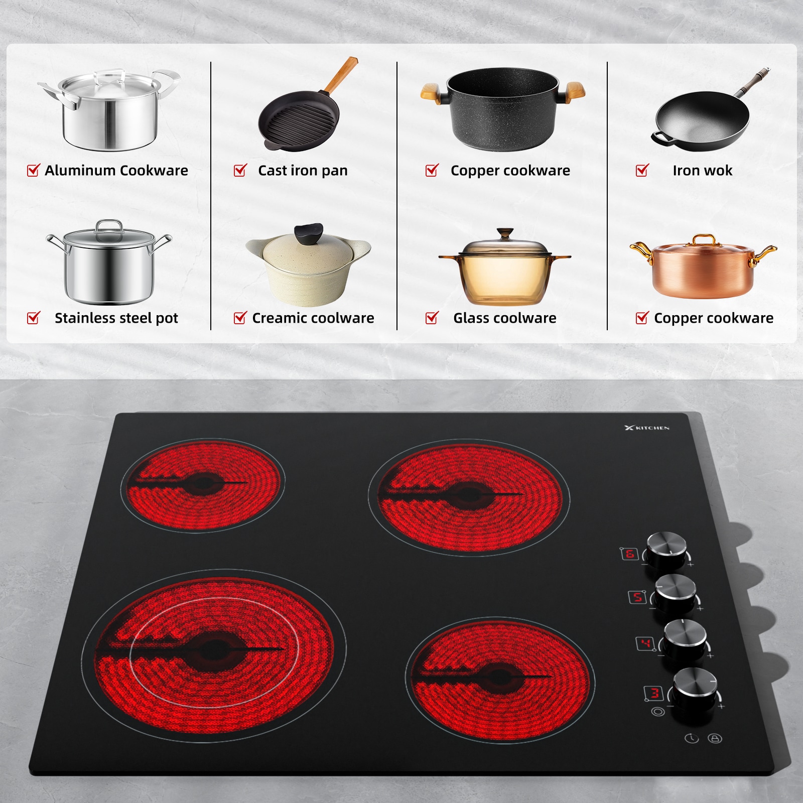 XKITCHEN RCKT4B903 Elec-Cktp - View #8