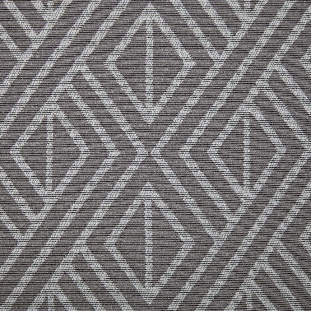 Gray Geometric Blackout Grommet Drape Panel