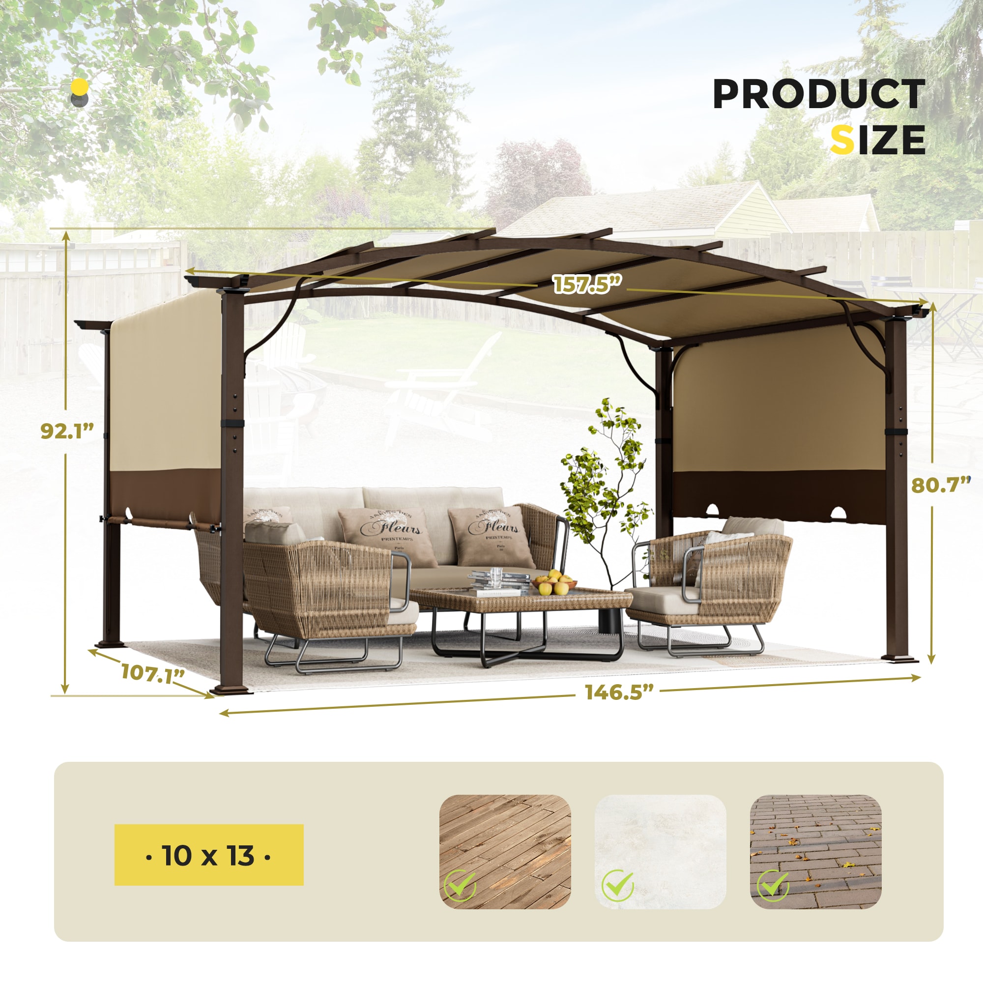  CP-ZPPLWG-1013-Z-WL2 Pergolas-2 - View #2