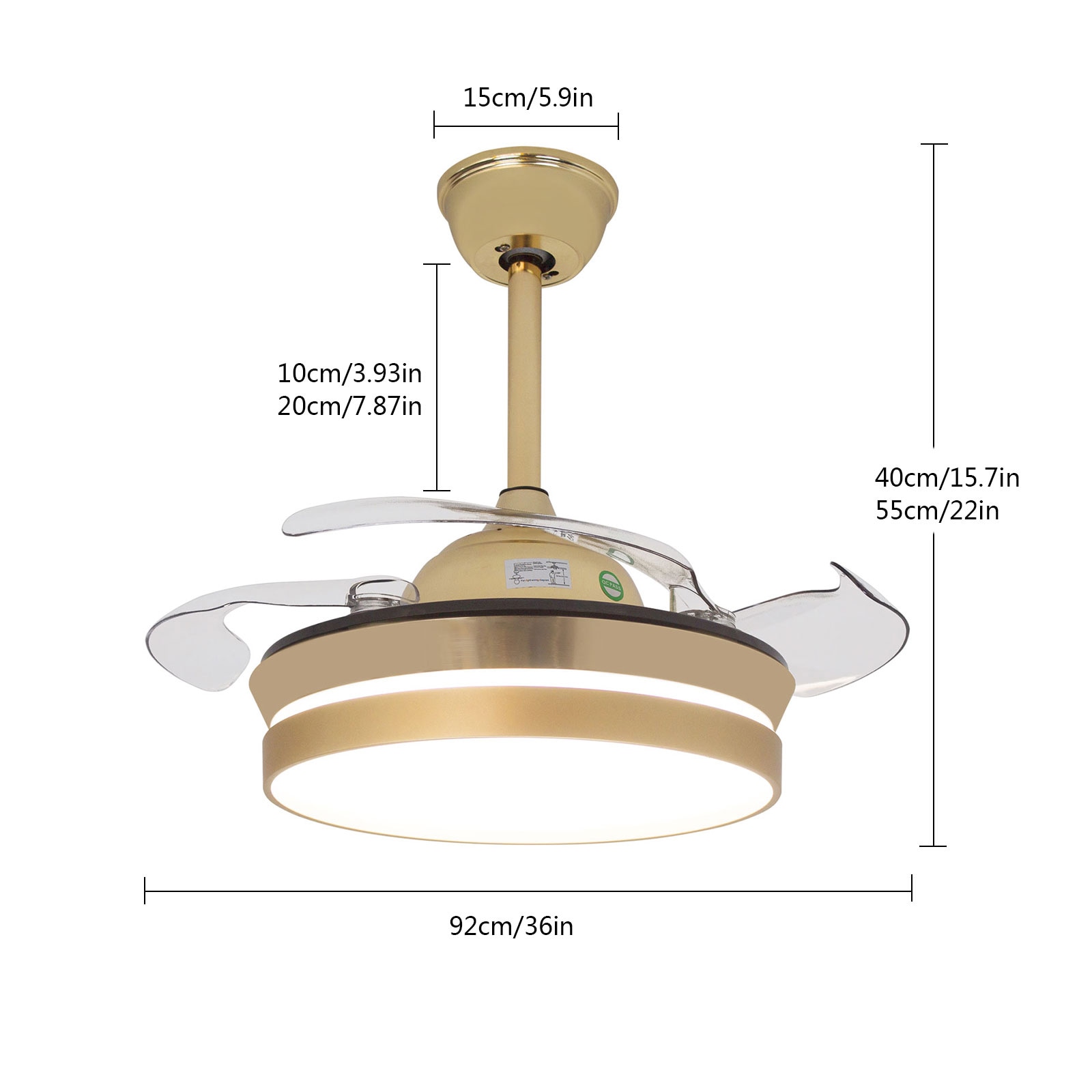 Oukaning JZUCOD8L99HCX Ceiling-Fans - View #5