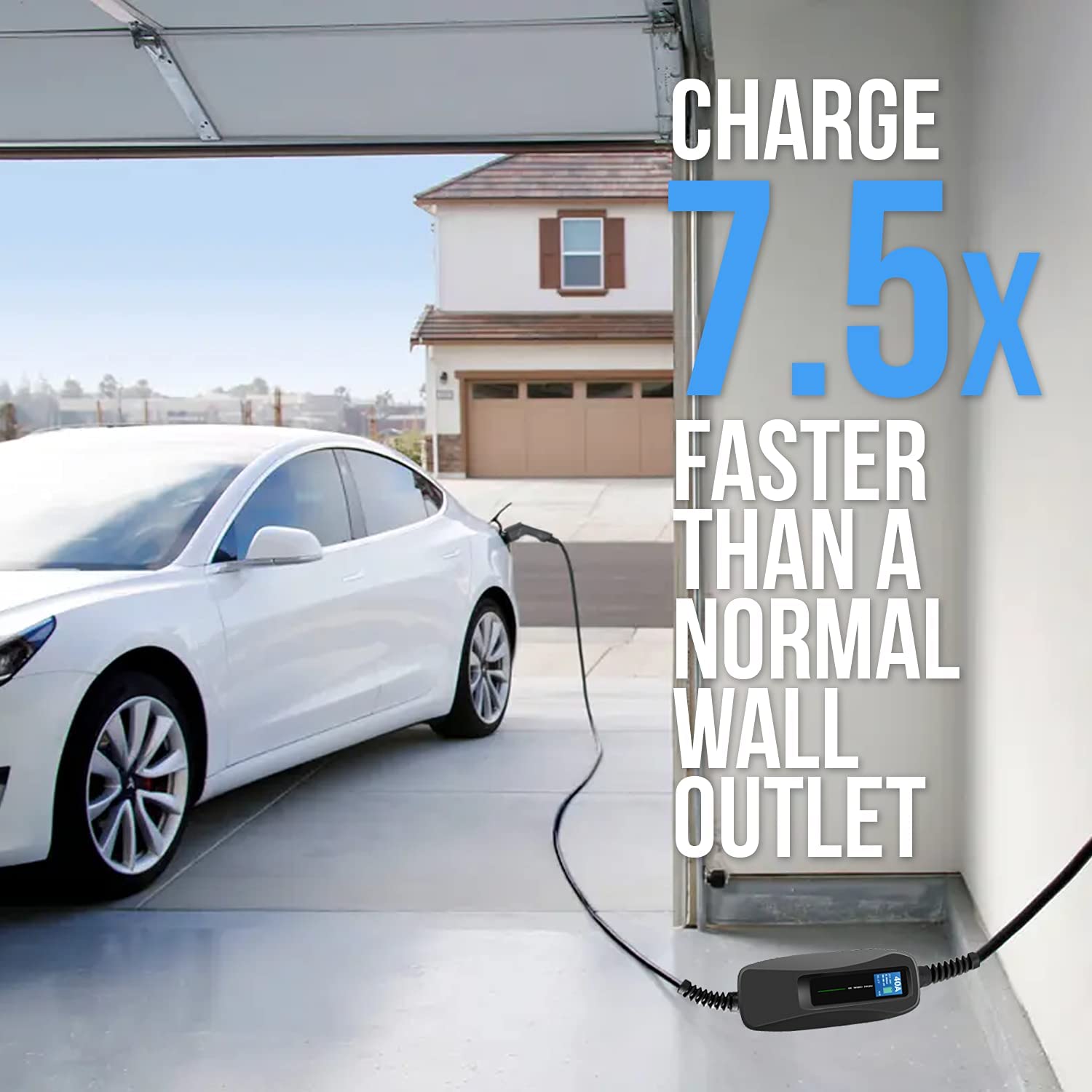 Lectron Level 40 Amps/ EV Electric Vehicle Charging Station with 18-ft  Cable in the Electric Car Chargers department at
