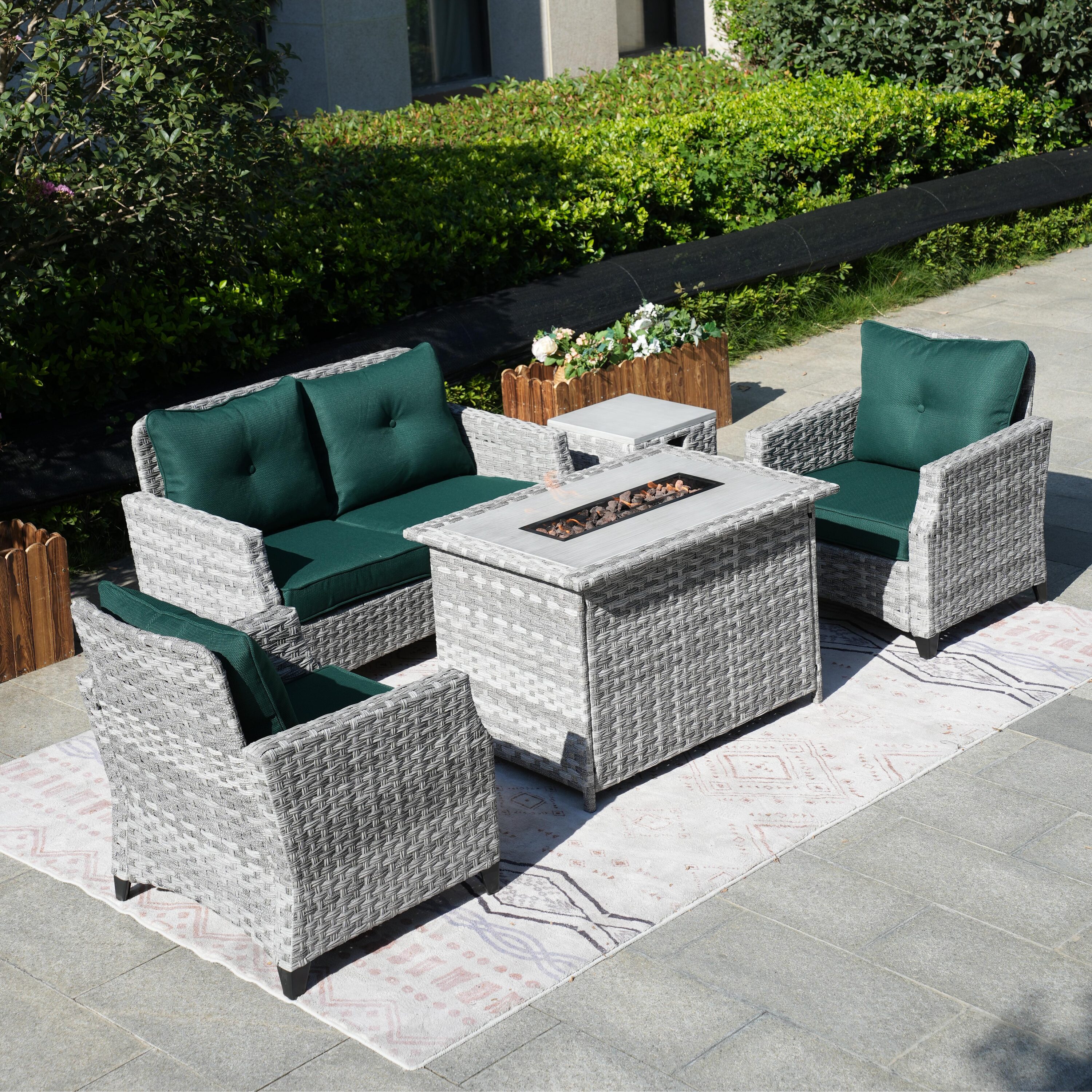 Direct Wicker DWG-1801H-CE Patio-Conversation-Sets - View #4