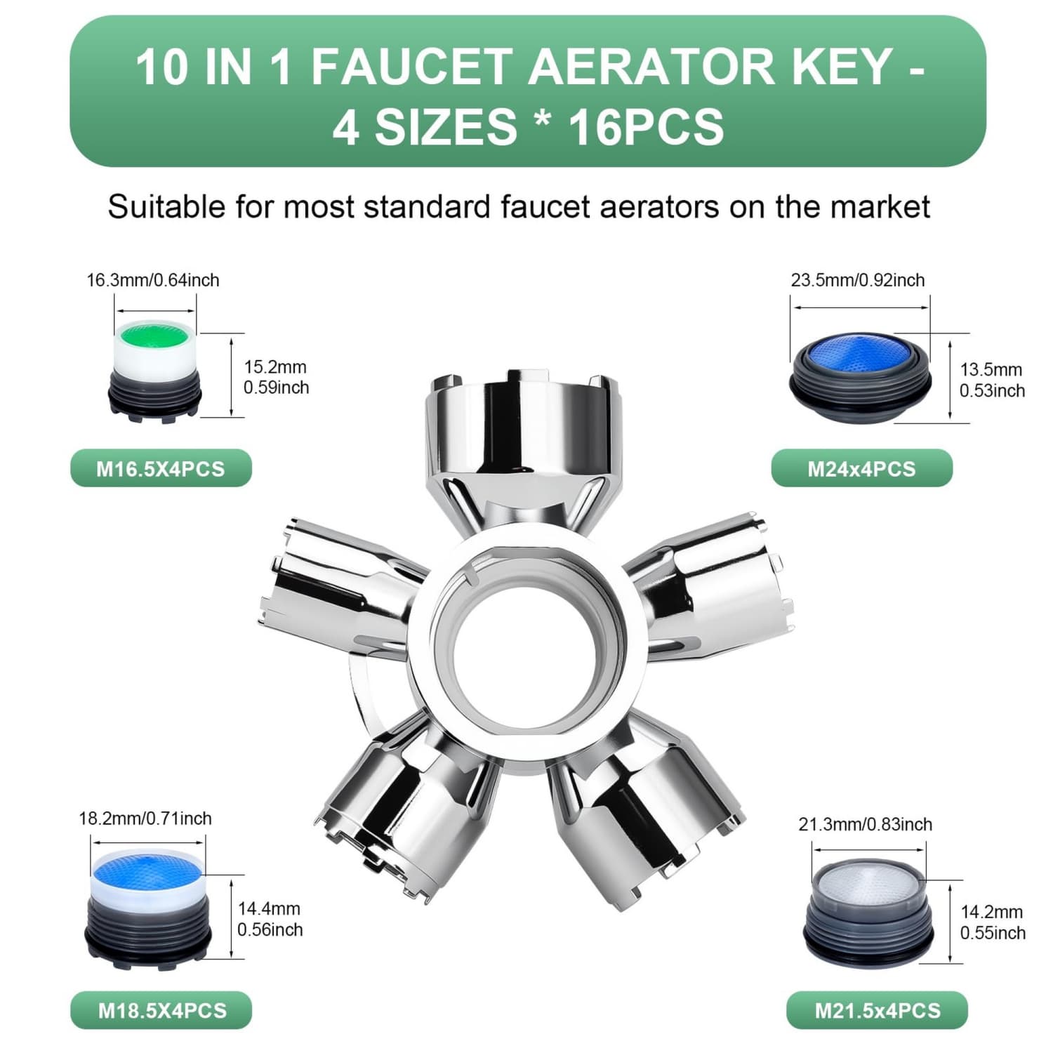 OGETFUUR L5ZQYA907PFA01 Faucet-Aerators - View #3