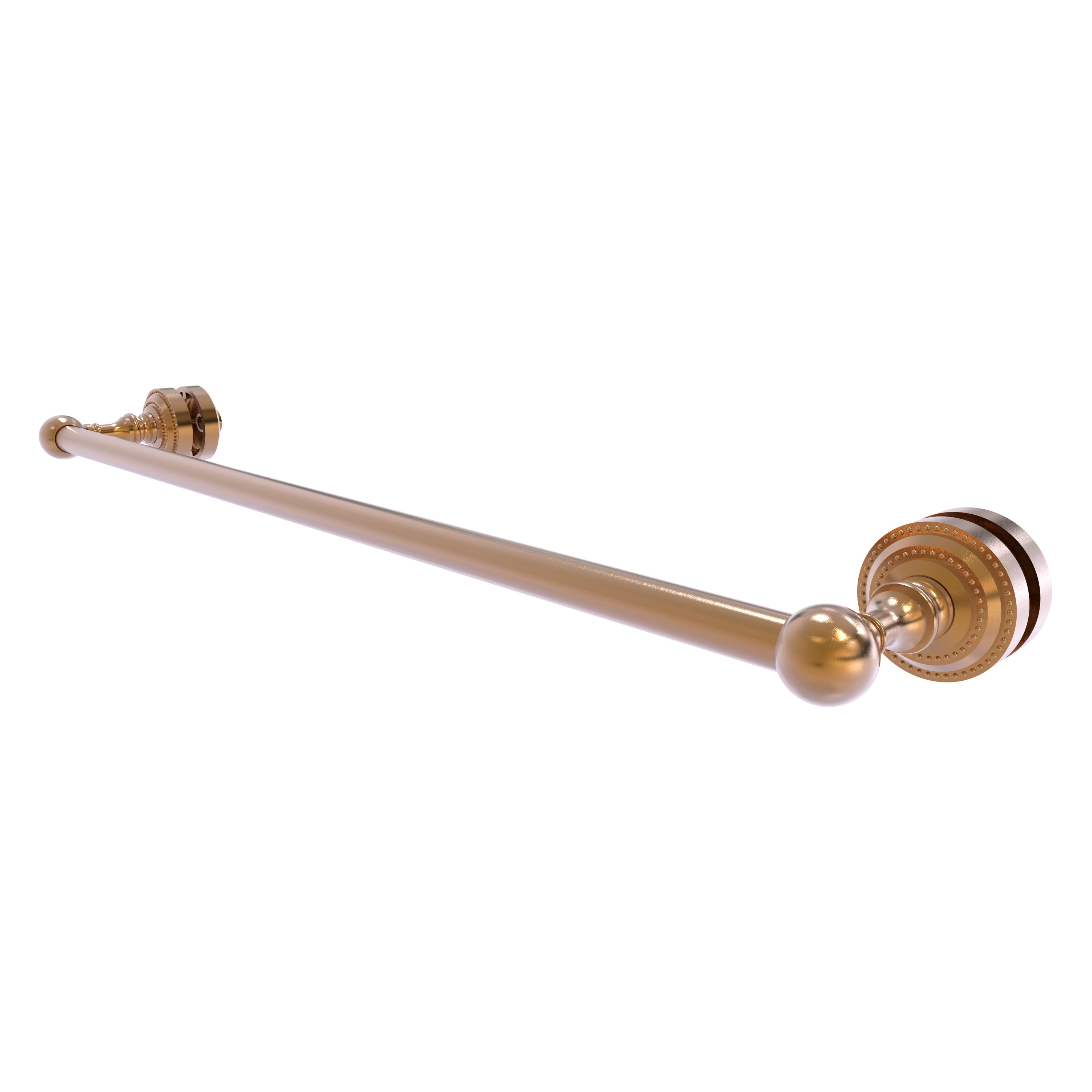Allied Brass DT-41-SM-24-BBR Dottingham 24-in Brushed Bronze Wall mount Single Towel Bar