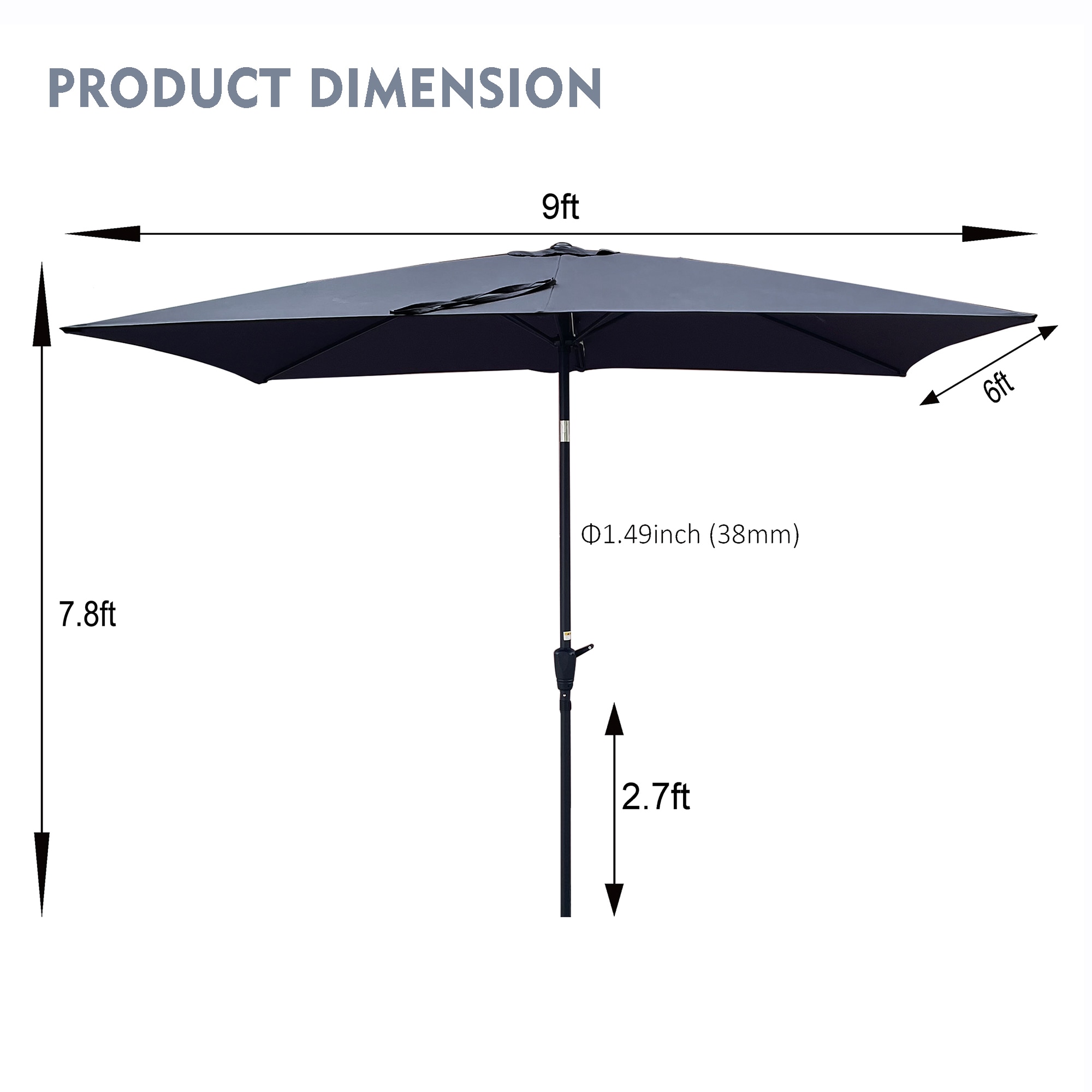 Fun Orange FUNS1HW34 Umbrellas-2 - View #3