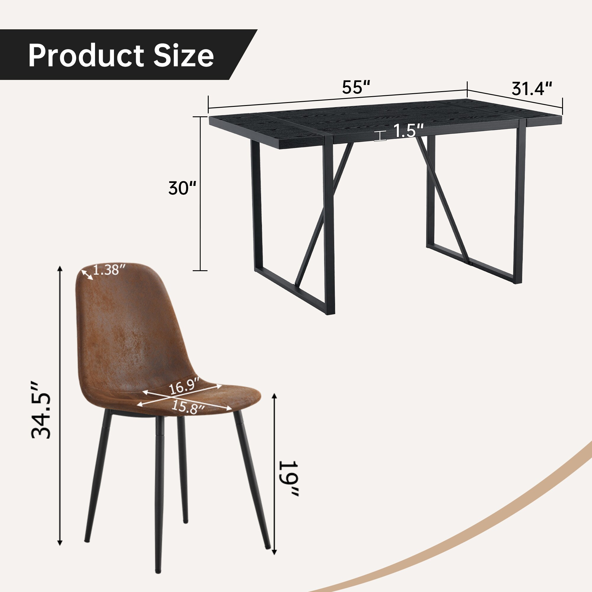 Roomfitters RF-W1151S04384 Dining-Sets - View #5