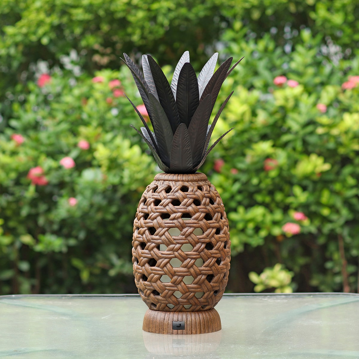 Blonde Pineapple - You don't have to have a green thumb to put the perfect  touches of greenery in your space! Placing greenery balls on a set of  candlesticks adds texture and