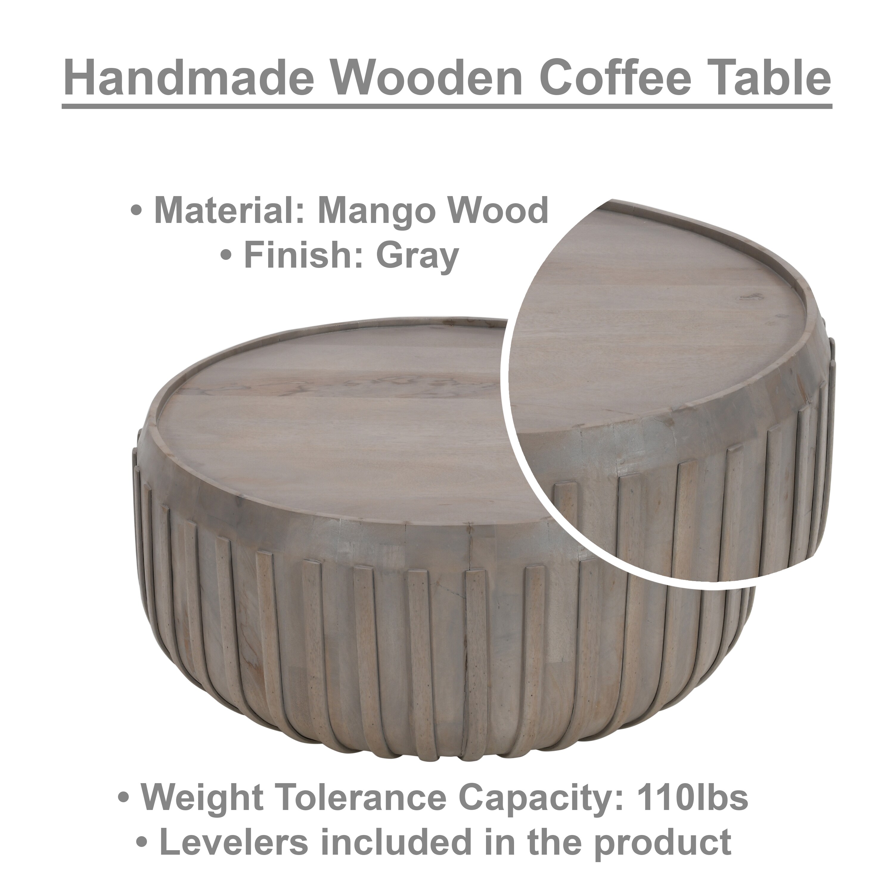 Benzara UPT-293349 Coffee-Tables - View #7