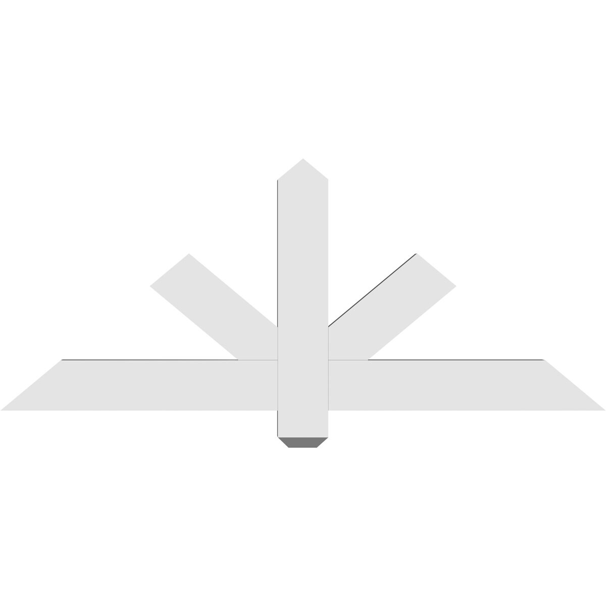 Ekena Millwork GBP048X20X0204KEN00 Exterior-Brackets-Braces - View #4