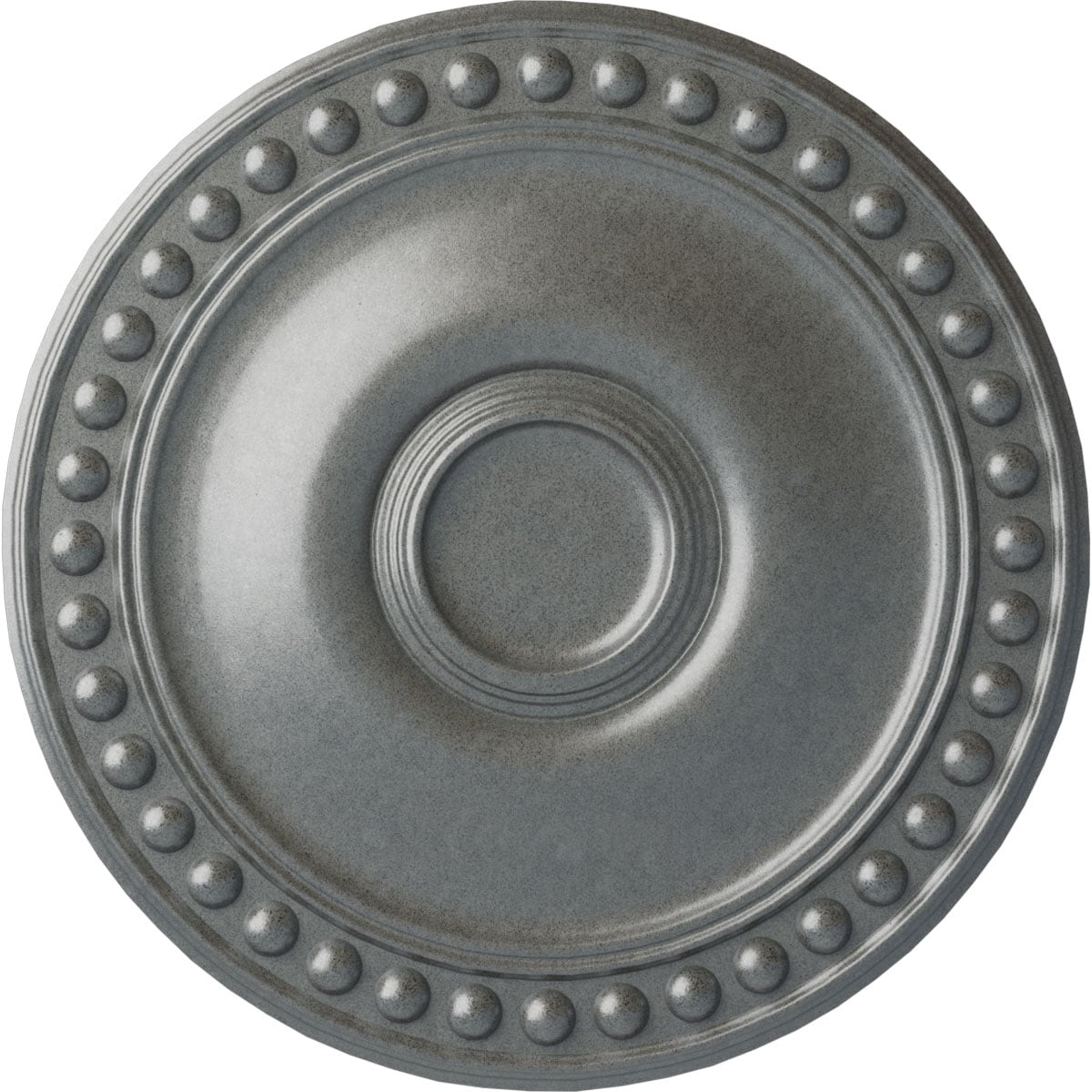Ekena Millwork CM19FOPLS Foster 19.125-in W x 19.125-in L Painted Platinum Polyurethane Whole Ceiling Medallion