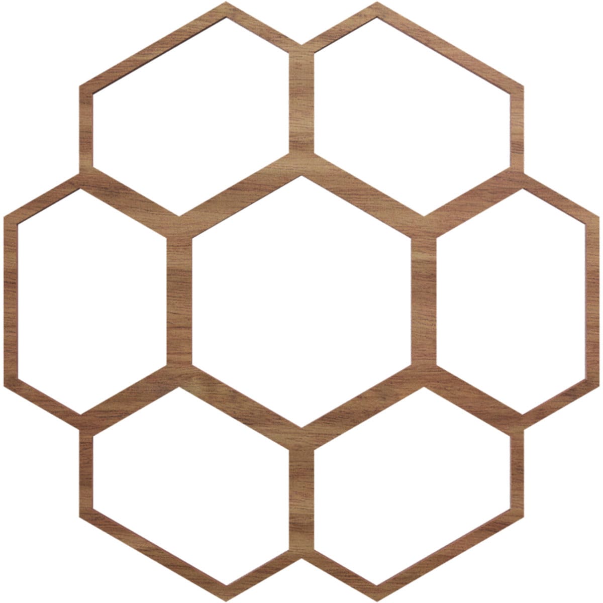 Ekena Millwork CMWP16X16X0375FOWA Florin Fretwork Pierced 16-in W x 16-in L Architectural Walnut Wood Whole Ceiling Medallion