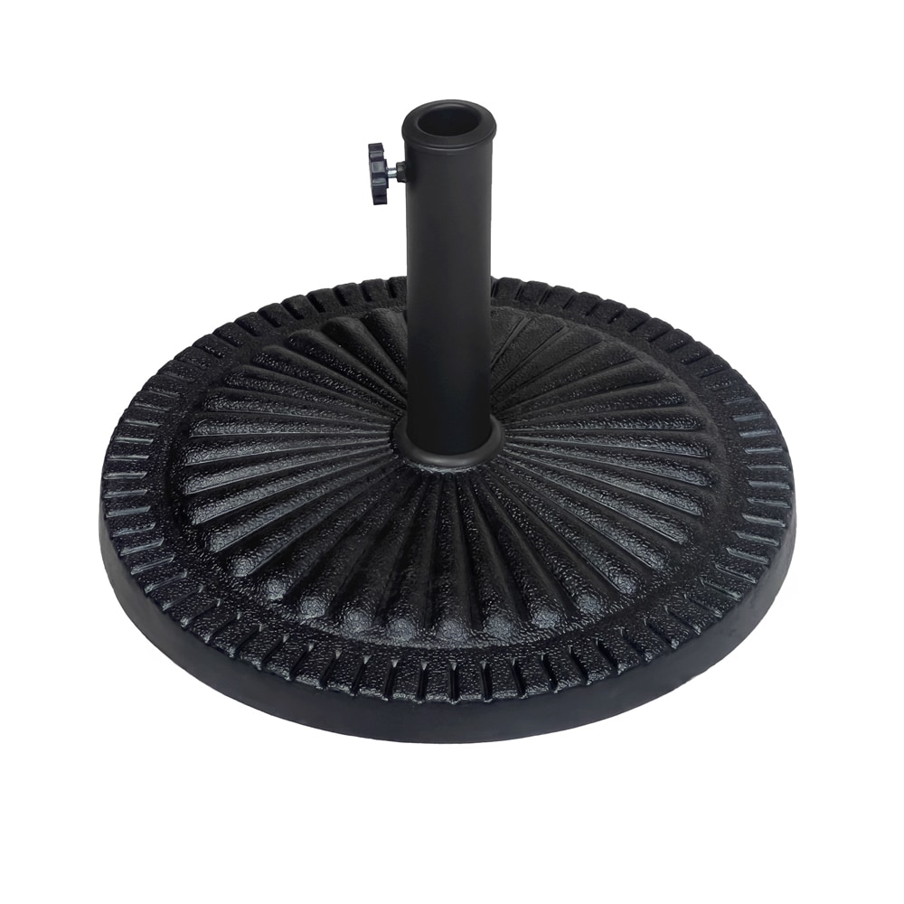 Kinger Home BS-15KG-RB STELLA Black Patio Umbrella Base