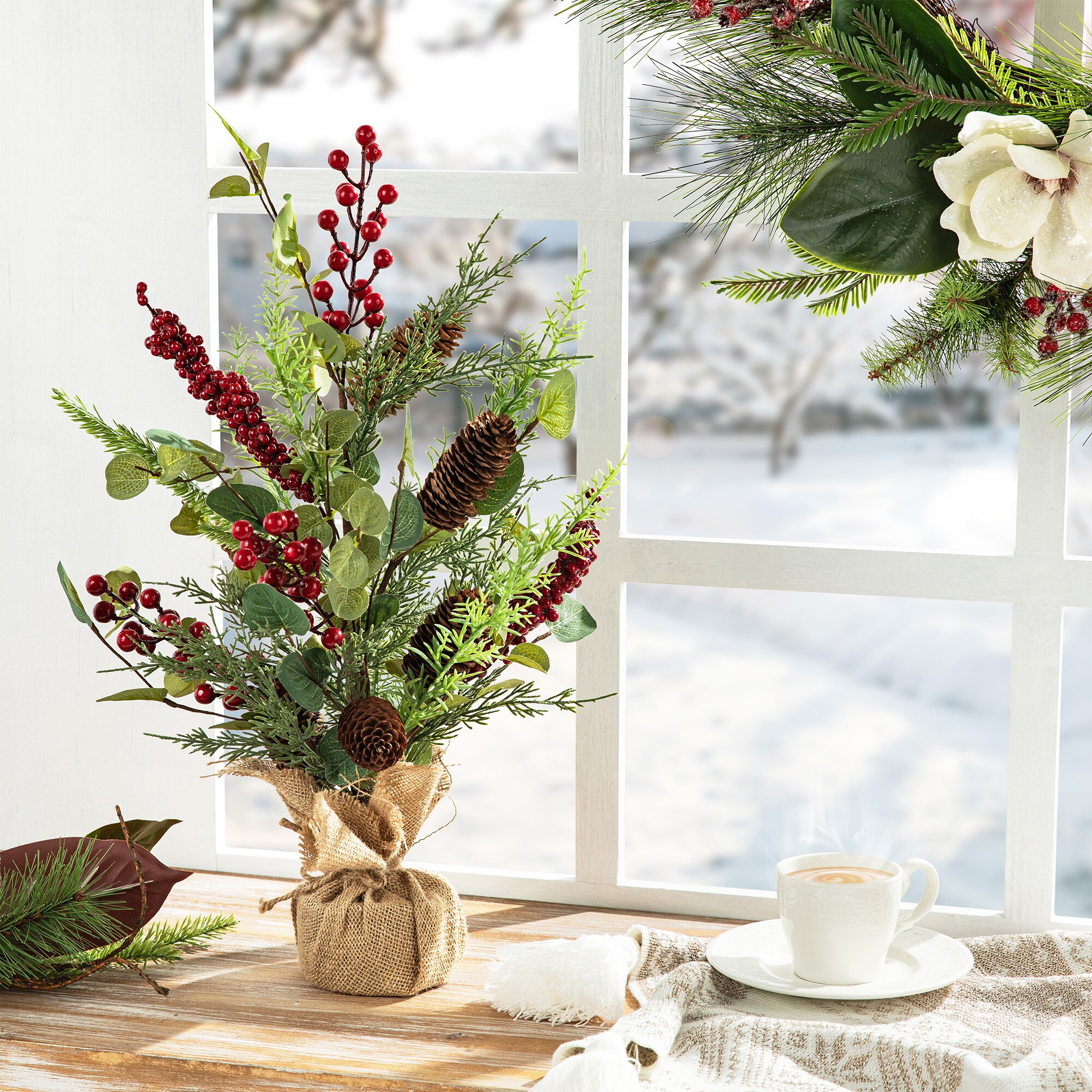 Glitzhome 2009800006 Table-Christmas-Decorations - View #3