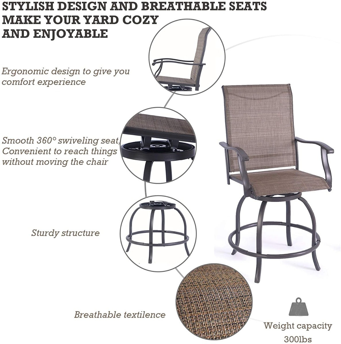 Kozyard KZC214BE Patio-Chairs - View #3
