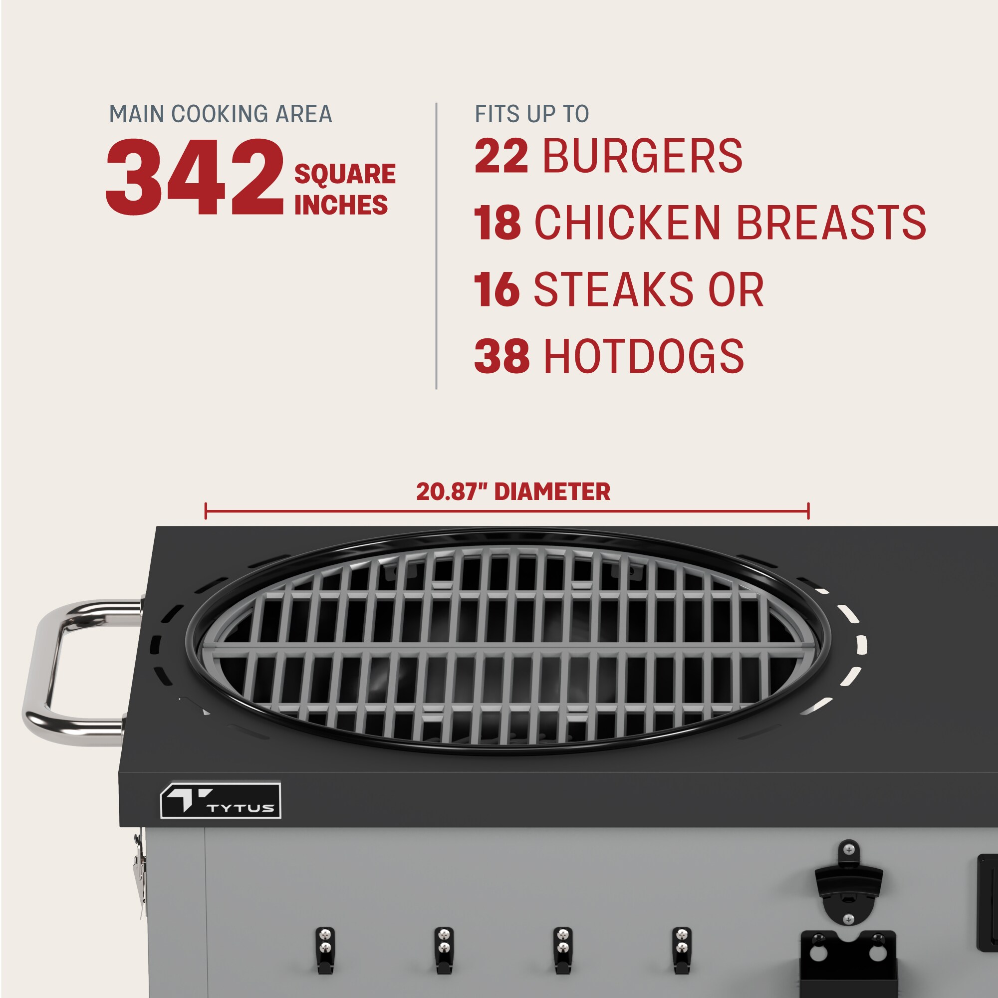 TYTUS TDT-KC2-0101 Charcoal-Grills - View #13