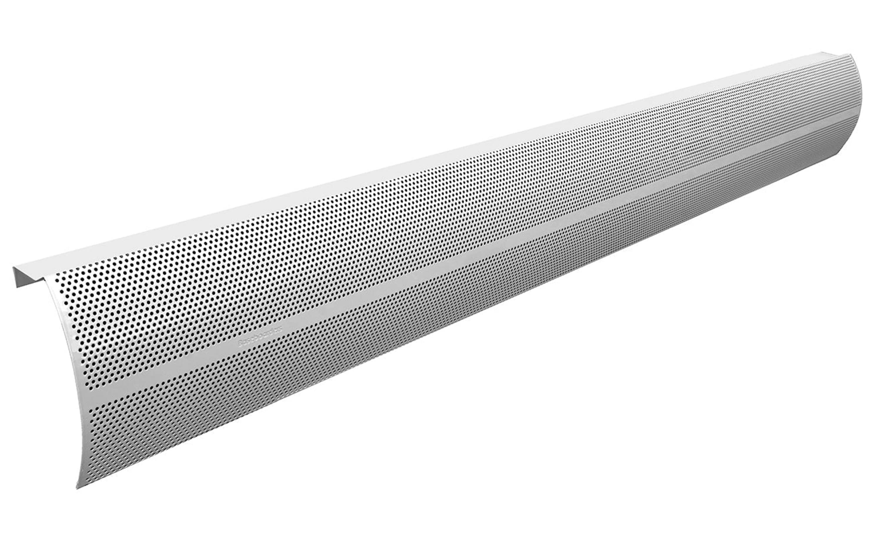 Premium Series Steel Easy Slip-on Baseboard Heater Cover Left Side Closed  End