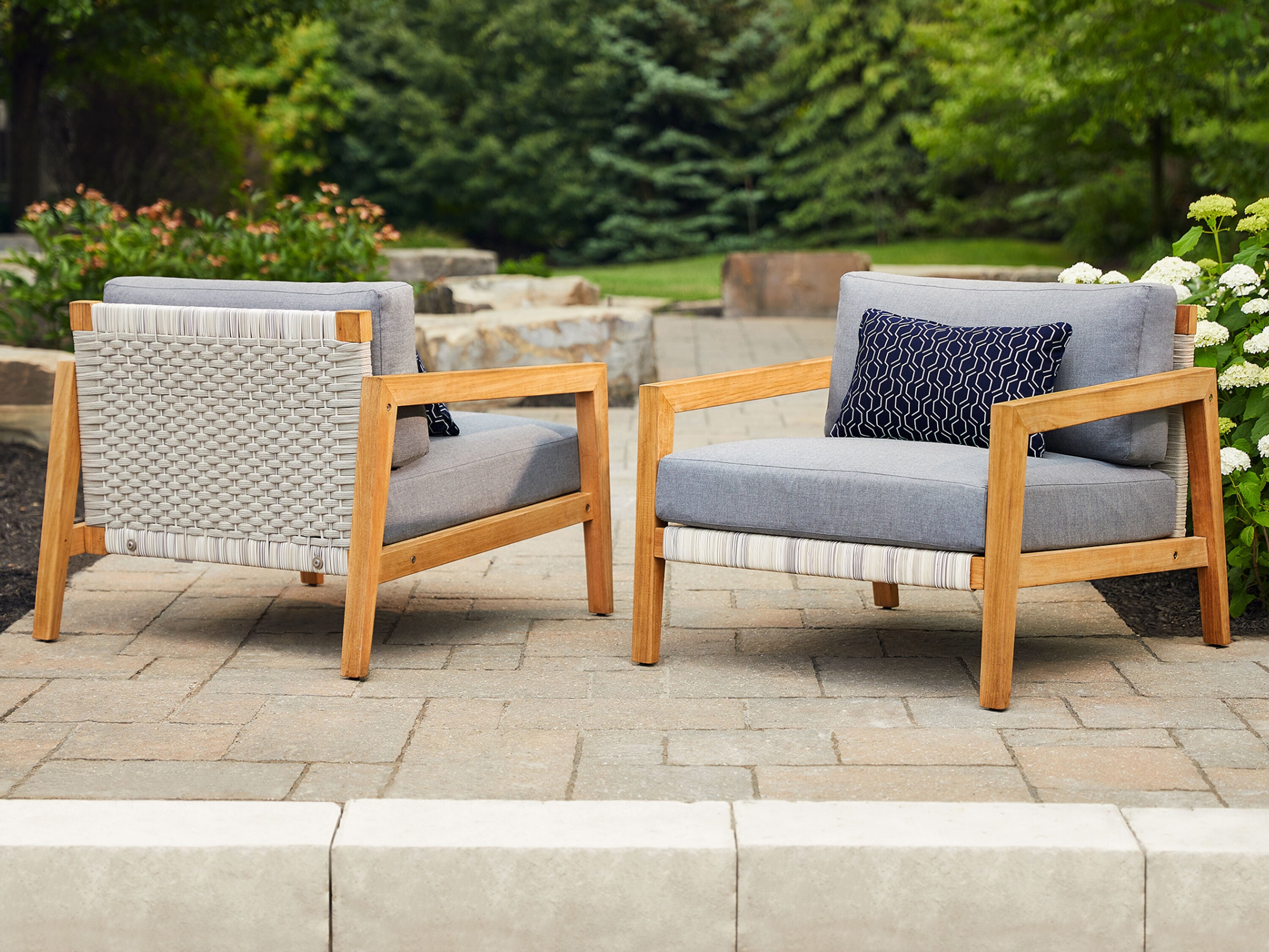 Sunbrella stackable patio online chairs