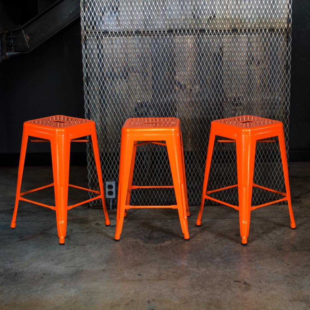 AmeriHome BS24ORNG3 stools - View #6