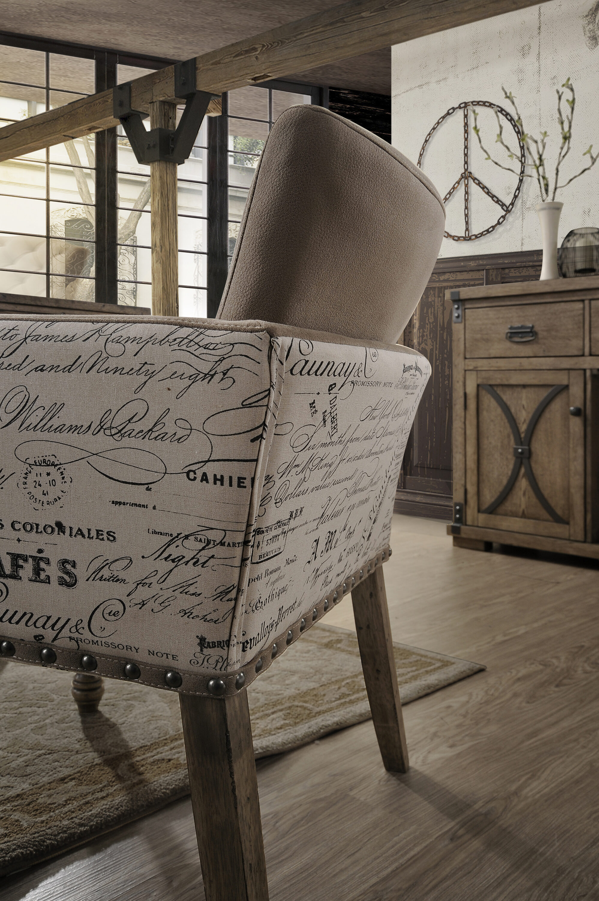 Roundhill Furniture C428A Dining-Chairs - View #3