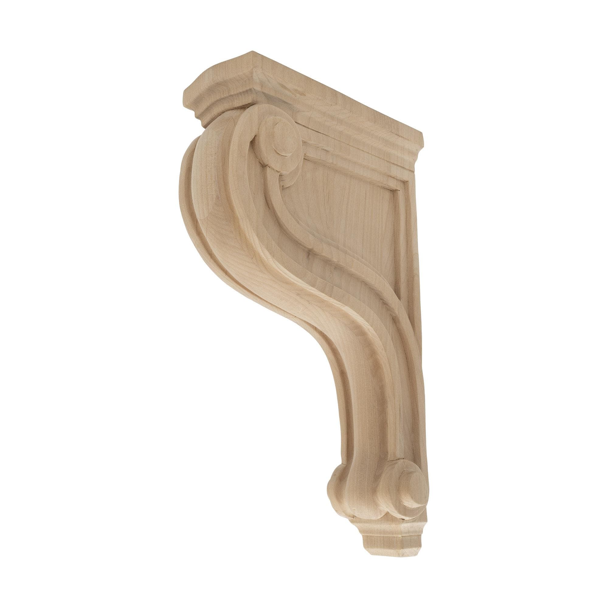 Architectural Products by Outwater 3P5.13.00231 2.125-in x 6.6875-in x 10.8125-in Plain Finished Alder Multiple colors/finishes Wood Paintable/Stainable Corbel