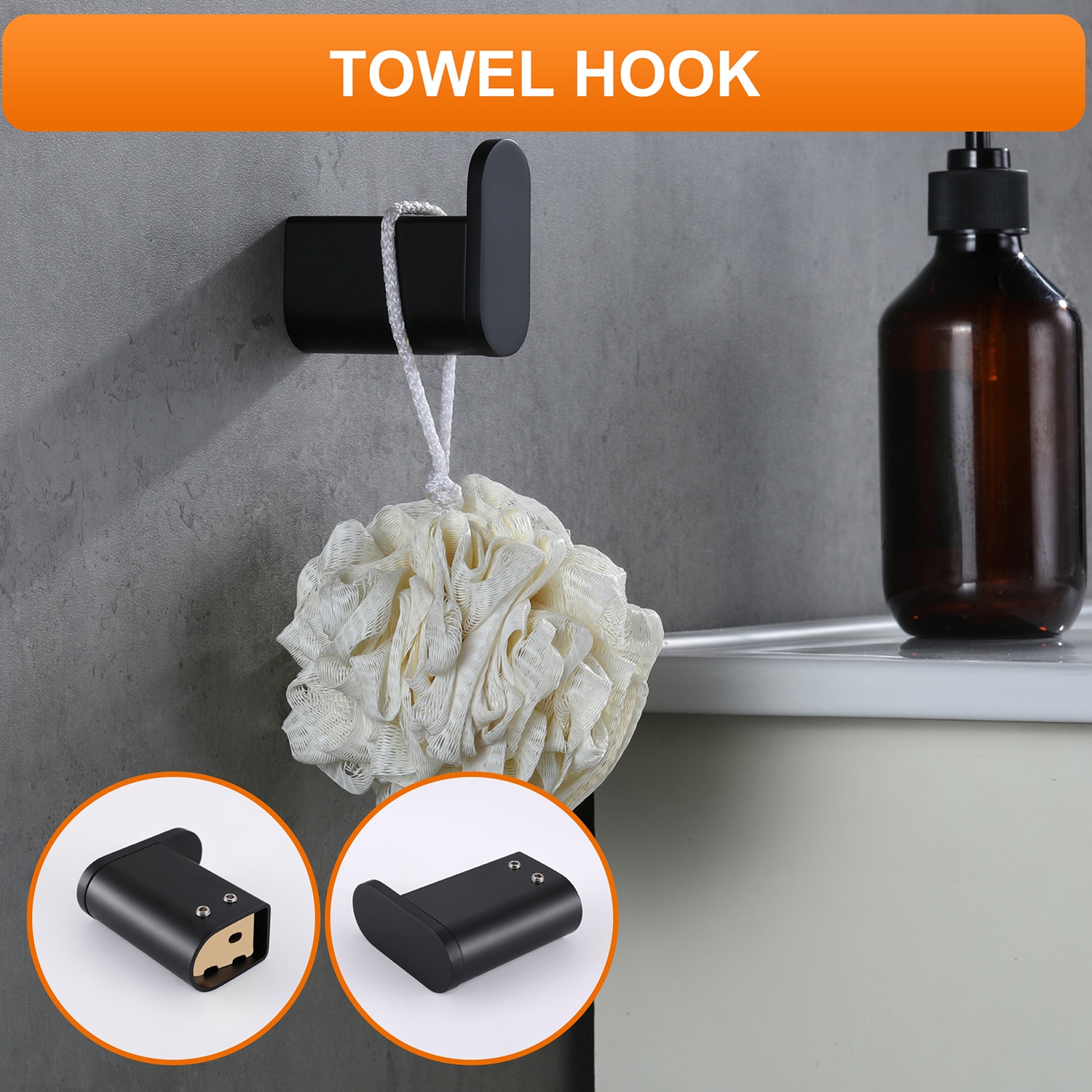 Cobbe LSSBHS0104B Decorative-Bath-Hardware-Kits - View #4