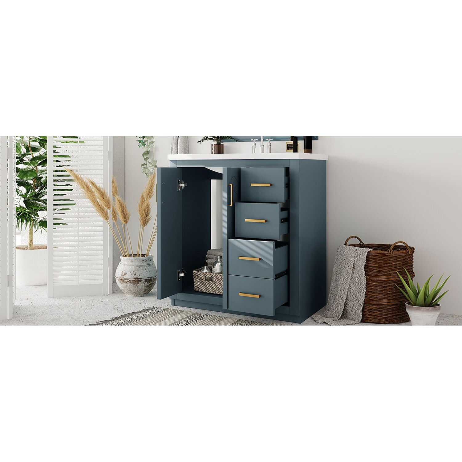 Watnature WSB2KTJ7WB52 Bath-Vanity-Combo - View #3