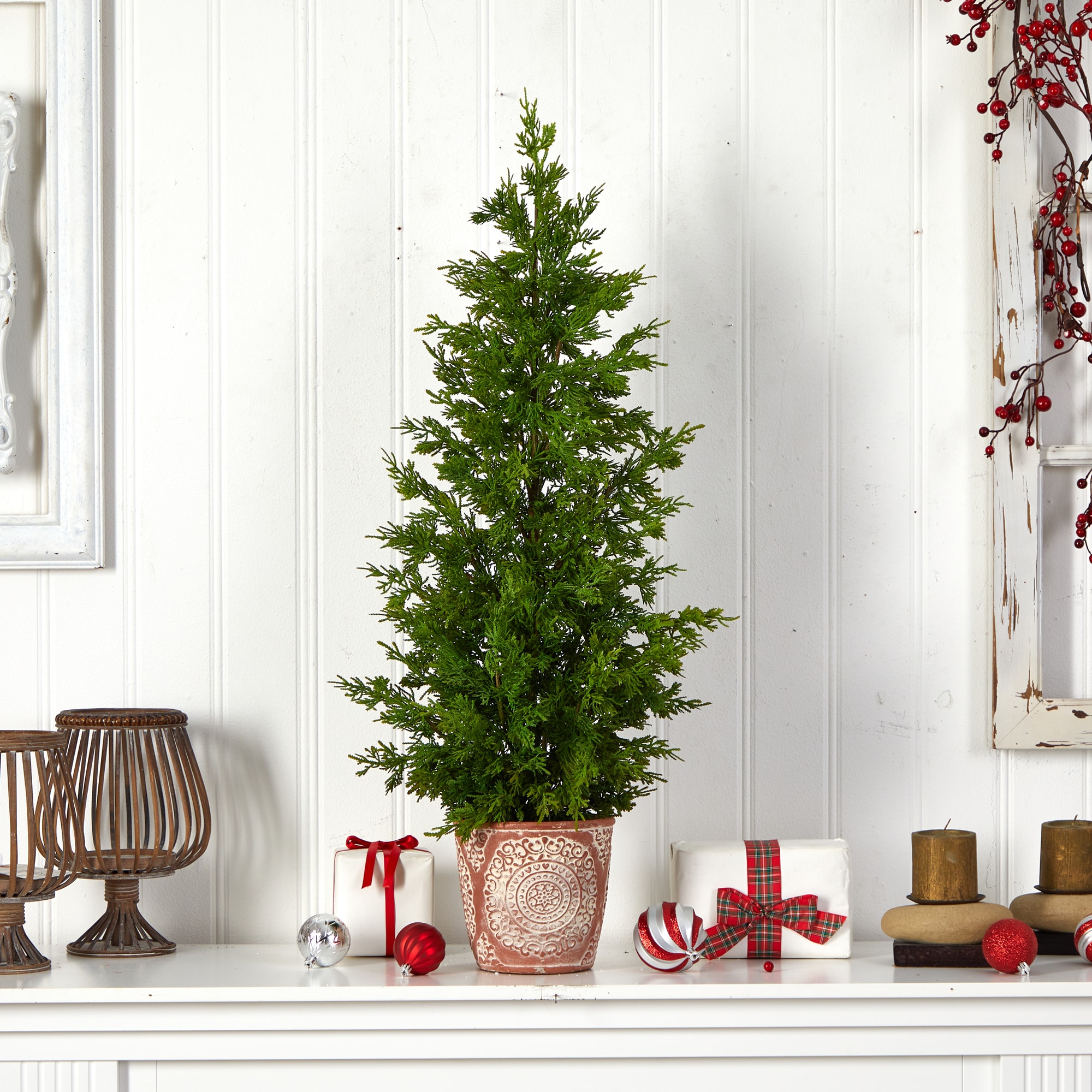 Nearly Natural T3398 Artificial-Christmas-Trees - View #4