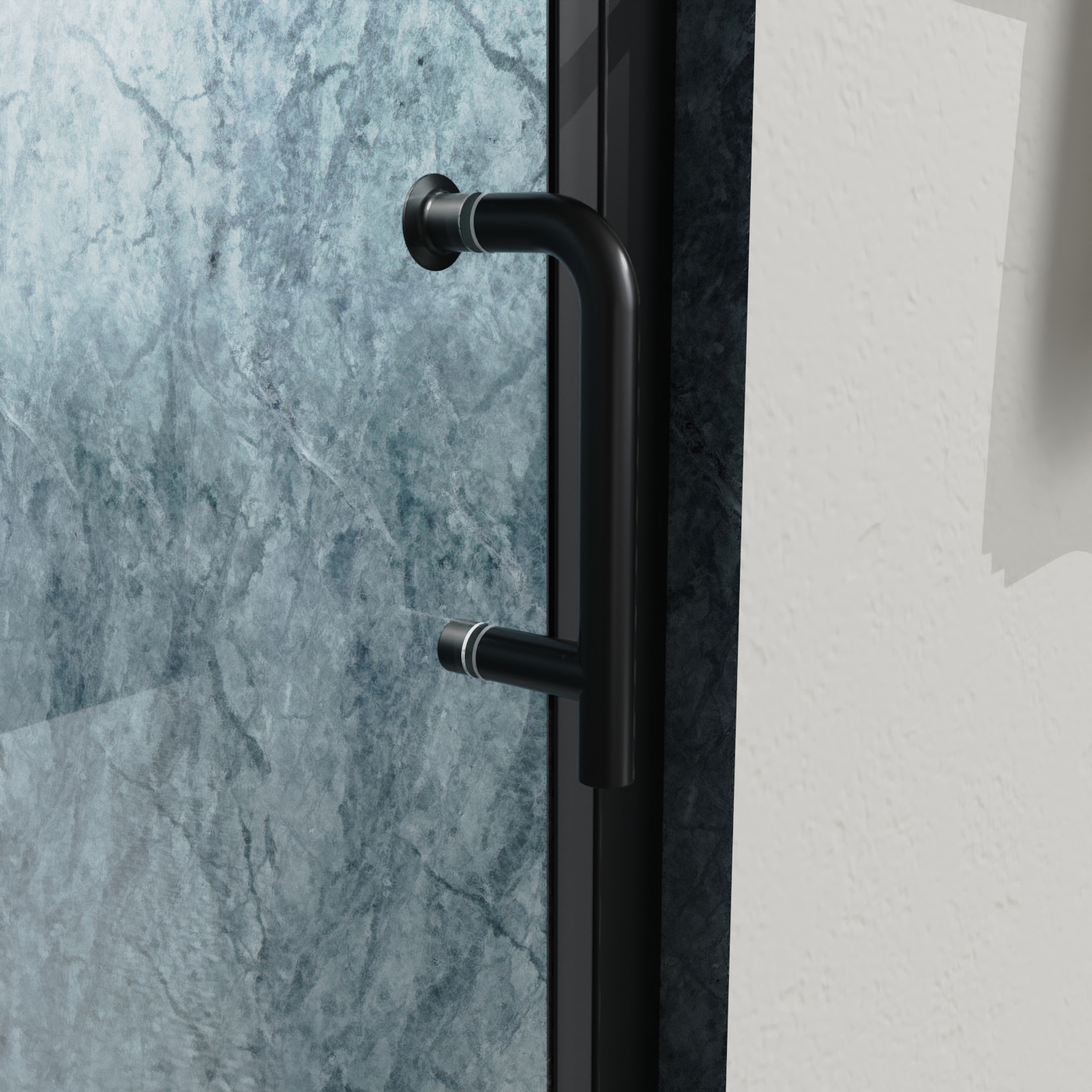 WELLFOR EX2BMBL-30-36 Shower-Doors - View #7