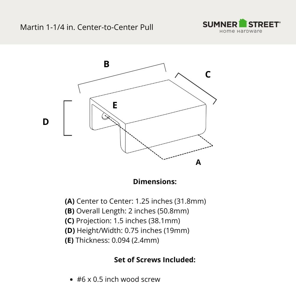 Sumner Street Home Hardware RL063170 Cabinet-Pulls - View #7