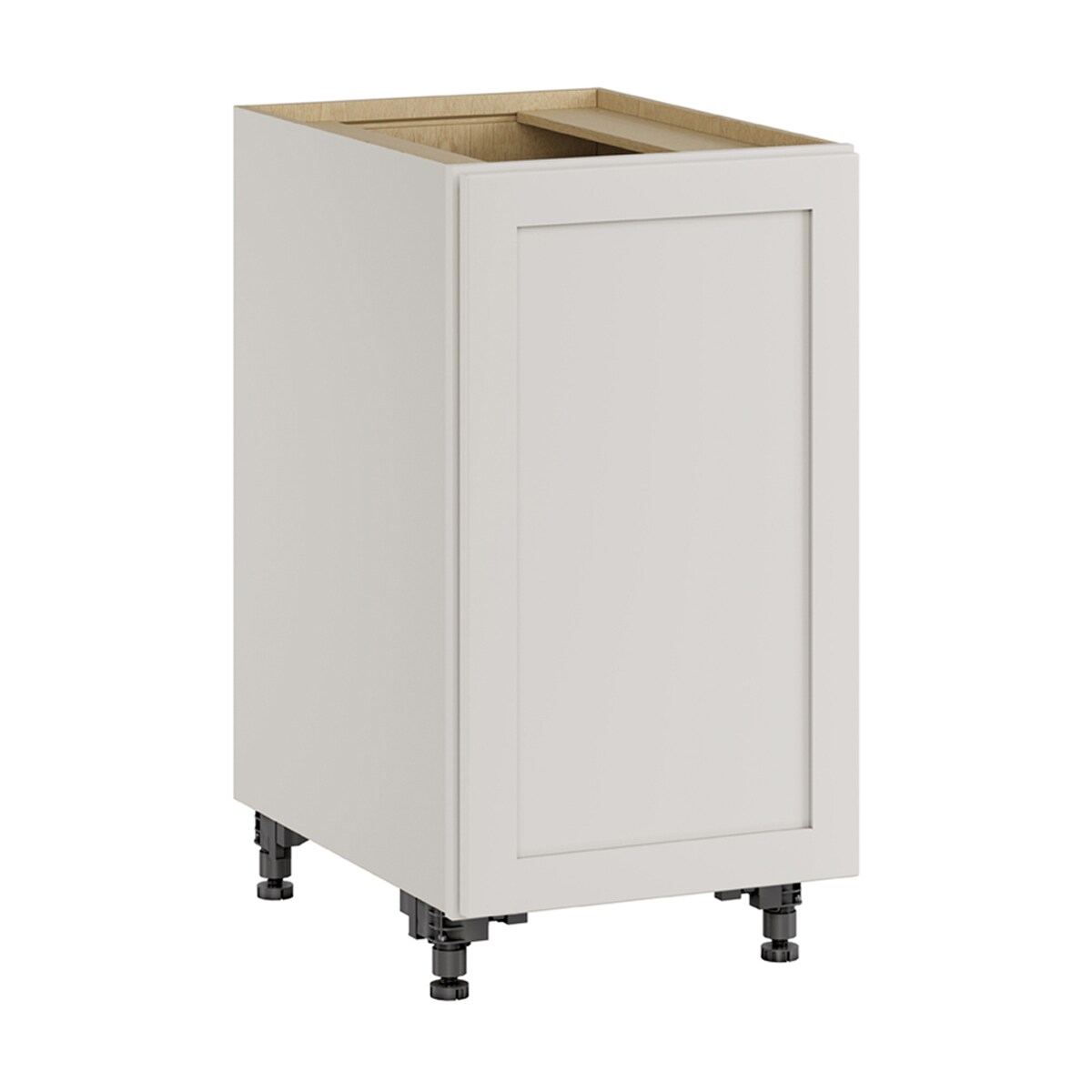 Whalen CLICK-IT LWSCLICK-04G Windsor Lane 18-in W x 34.5-in H x 24-in D Light Gray Birch Base Ready to assemble Plywood Cabinet (Raised Panel Shaker)