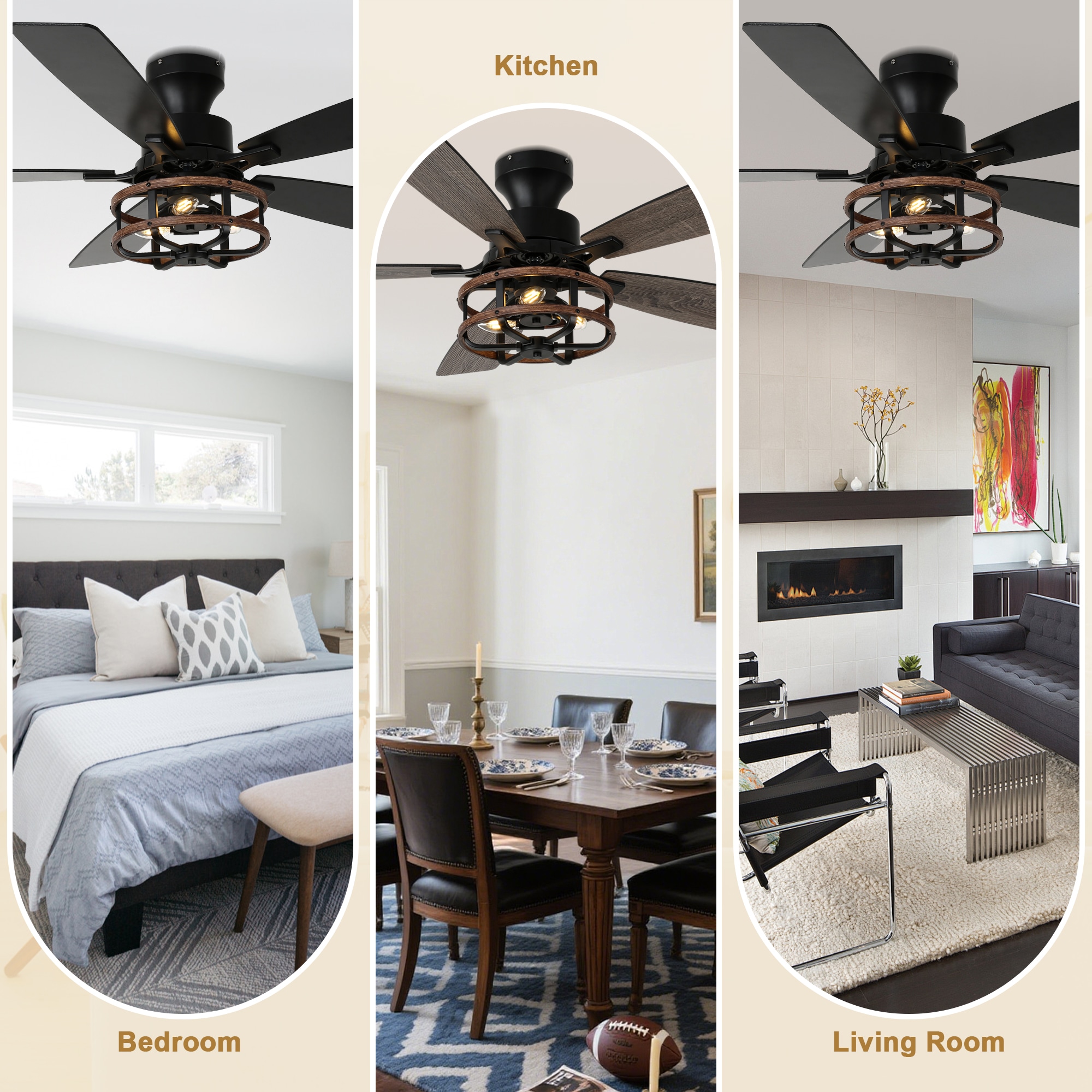 Bella Depot DCFSD7201-W Ceiling-Fans - View #3