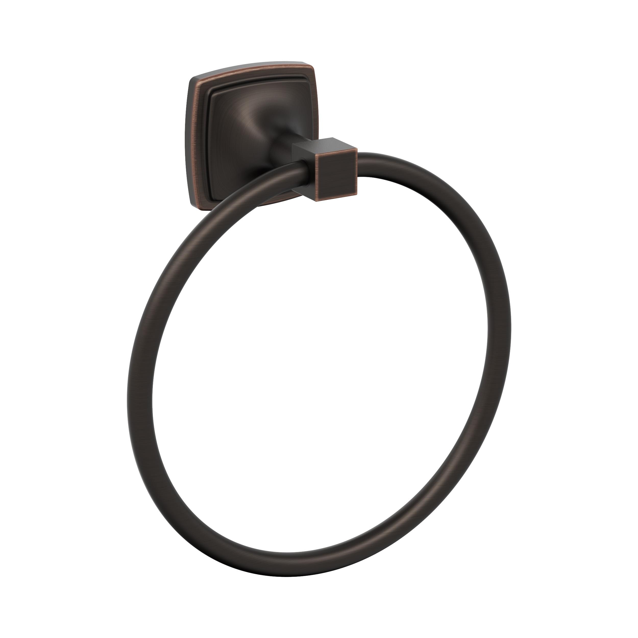 Amerock BH36092ORB Stature Oil Rubbed Bronze Wall mount Single Towel Ring