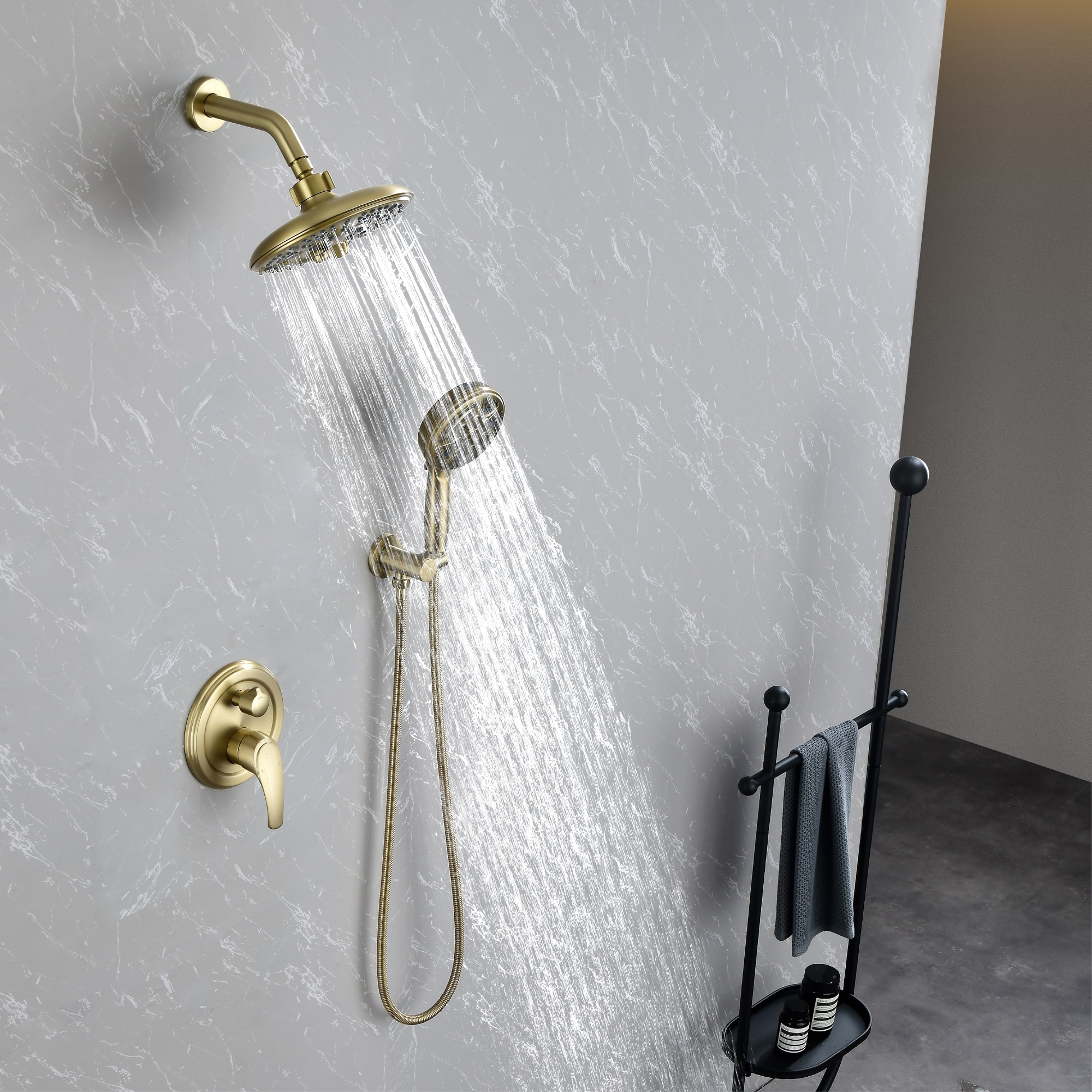 Mondawe AM-S008C-10GB Showerhead-Bar-Panels - View #7