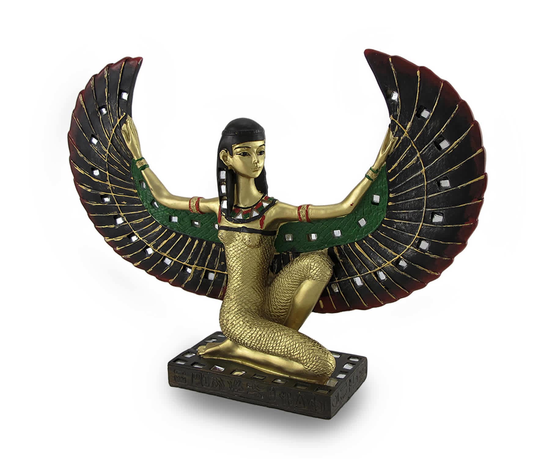 Zeckos Winged Egyptian Goddess Isis Statue Deity Mythology in the ...