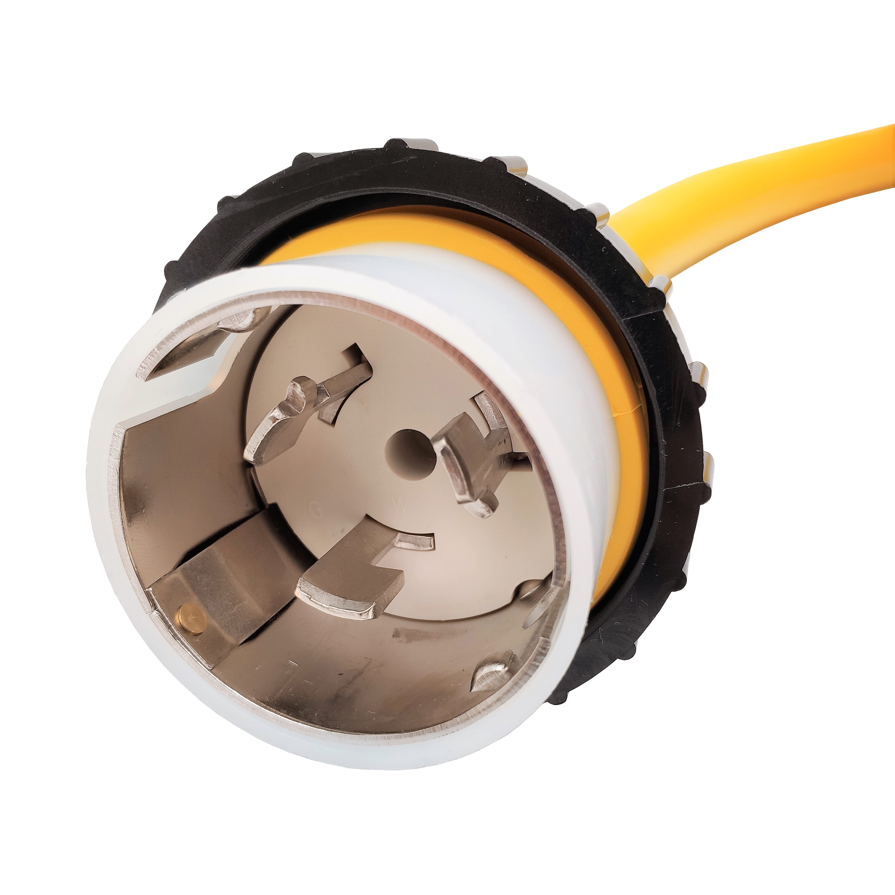parkworld 15-ft 6/4 4 Prong Yellow Outdoor STW Heavy Duty Locking ...