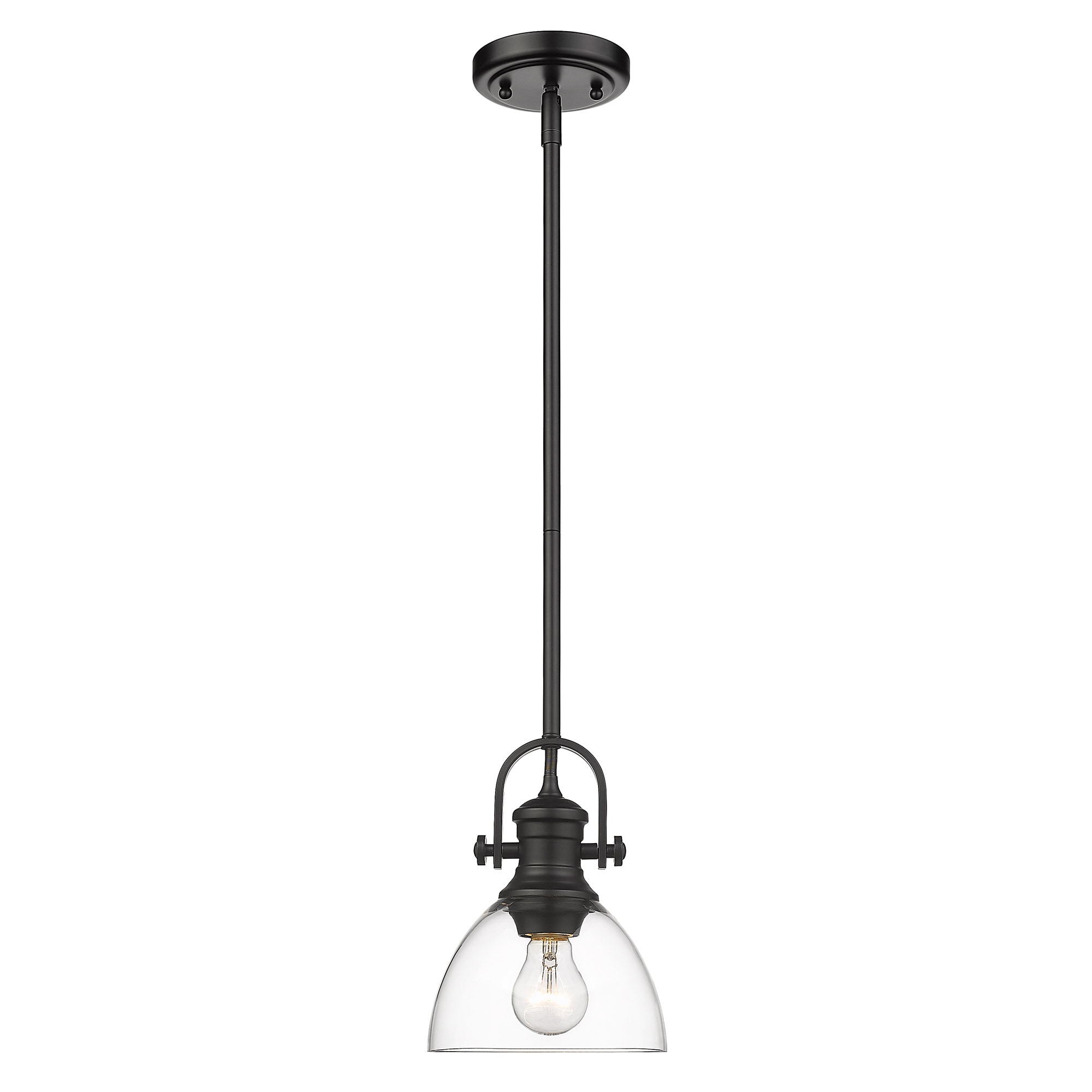 Golden Lighting 3118-M1L BLK-CLR Pendant-Lights - View #2