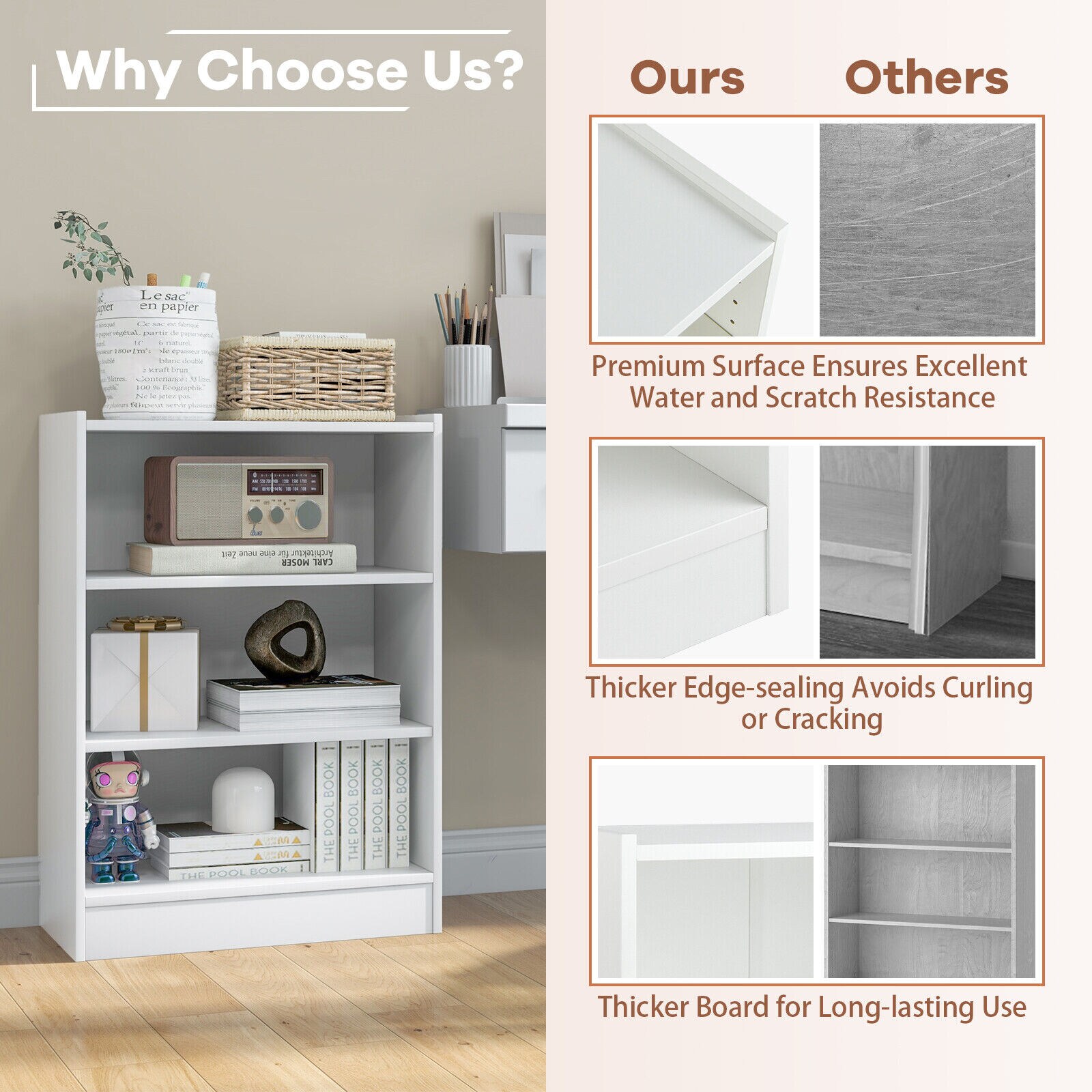 Slickblue D-CO-HW85401BC bookcases - View #8