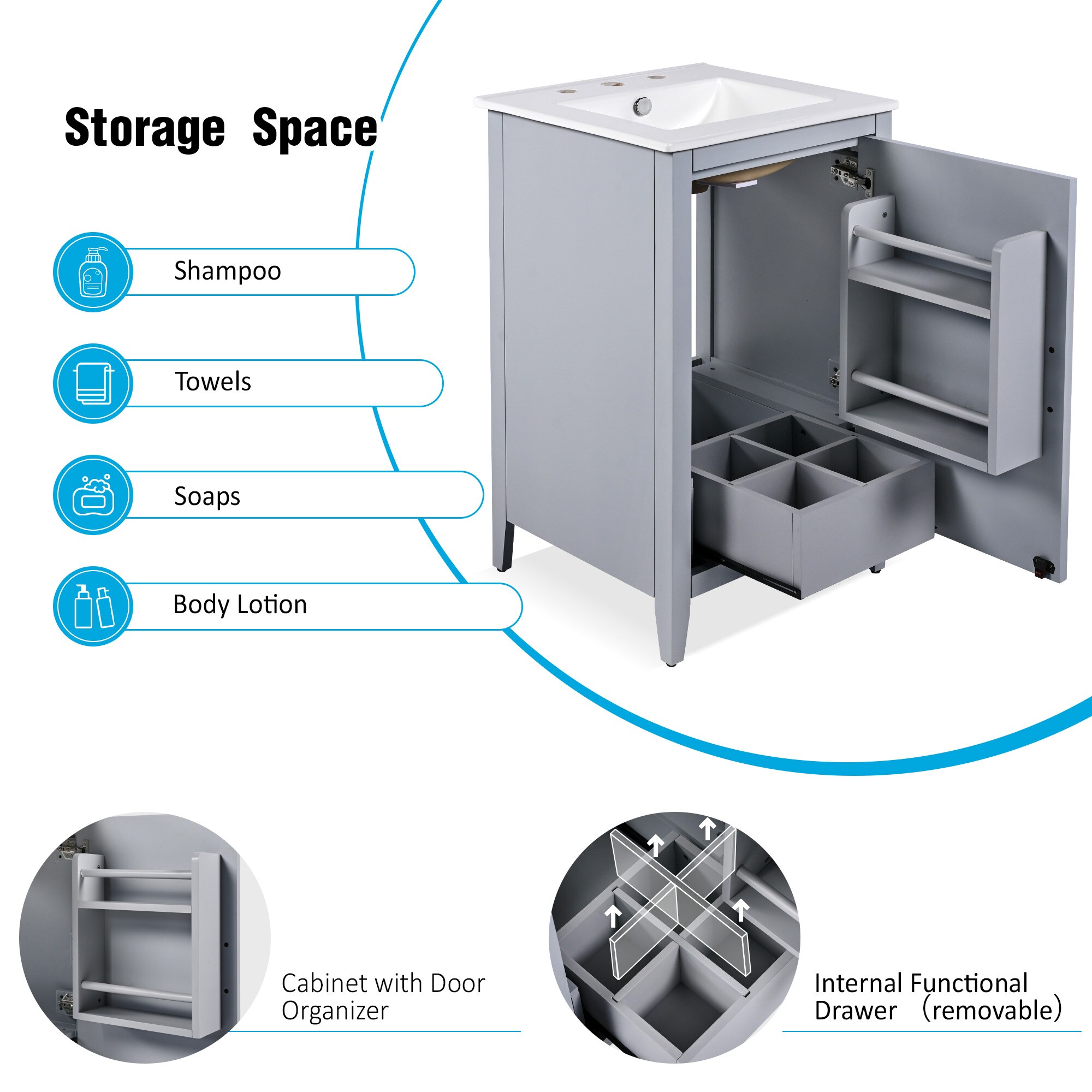 LOVMOR SF-WO-N759P218643E Bath-Vanity-Combo - View #4