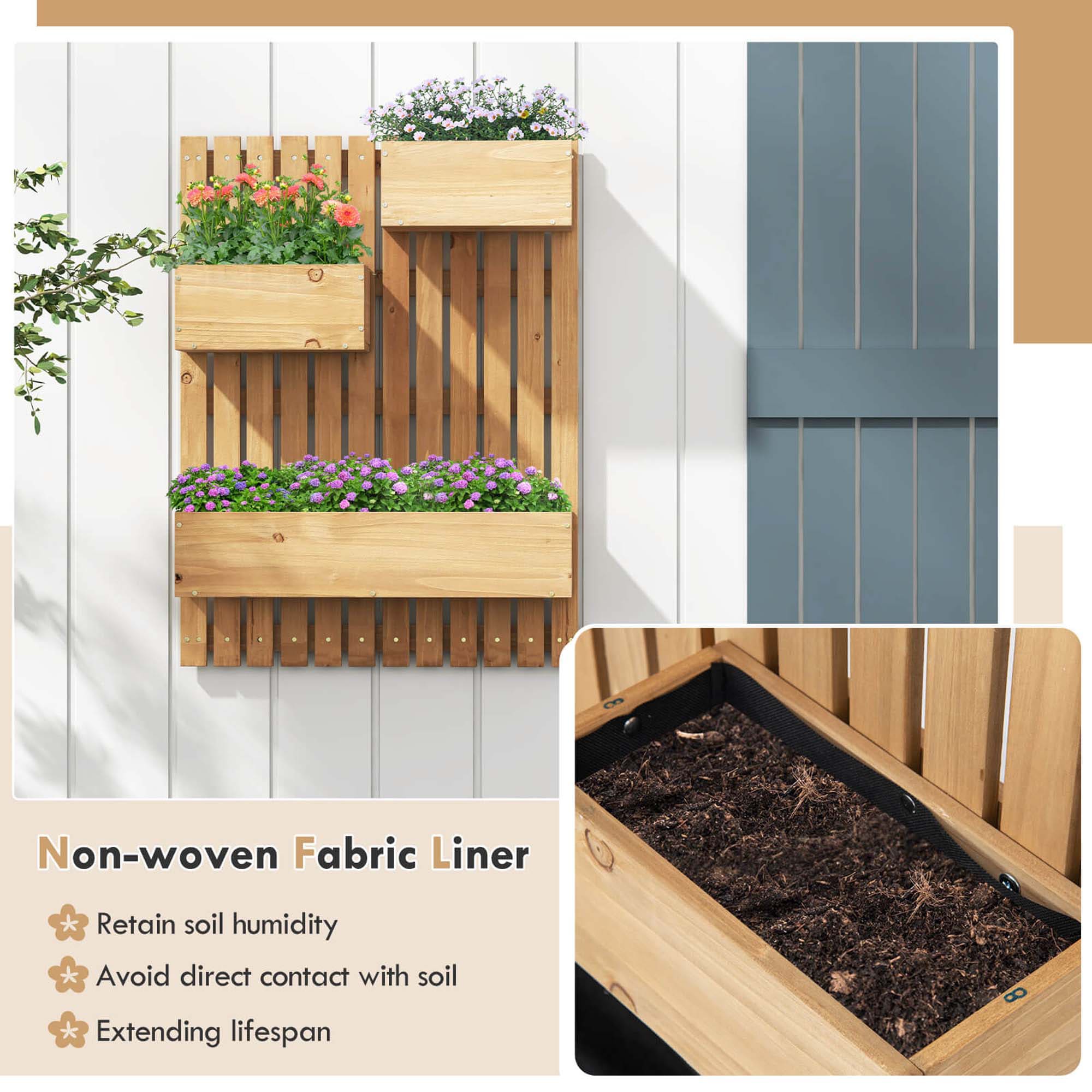 Costway HCST01795 Raised-Garden-Beds - View #6