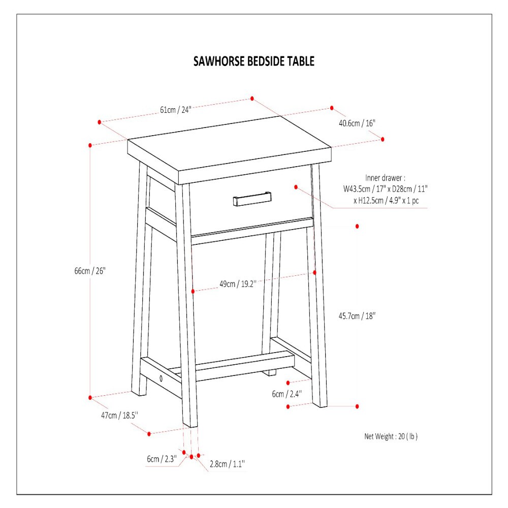 Simpli Home AXCSAW-BS-GR nightstands - View #12