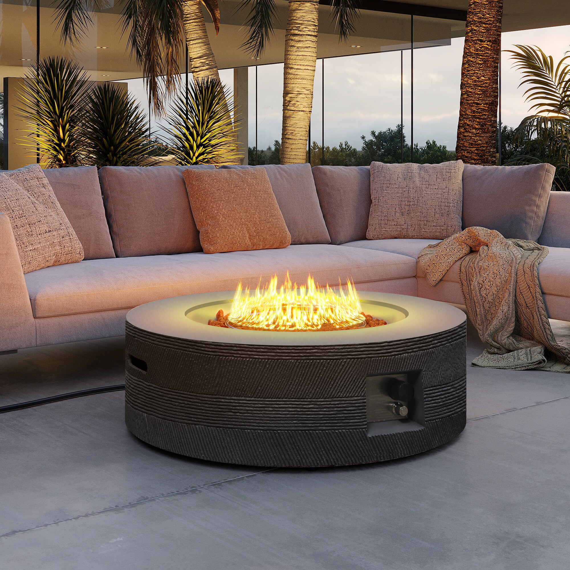 UPHA 41MGO-6BX-DKF Outdoor-Gas-Firepits - View #8