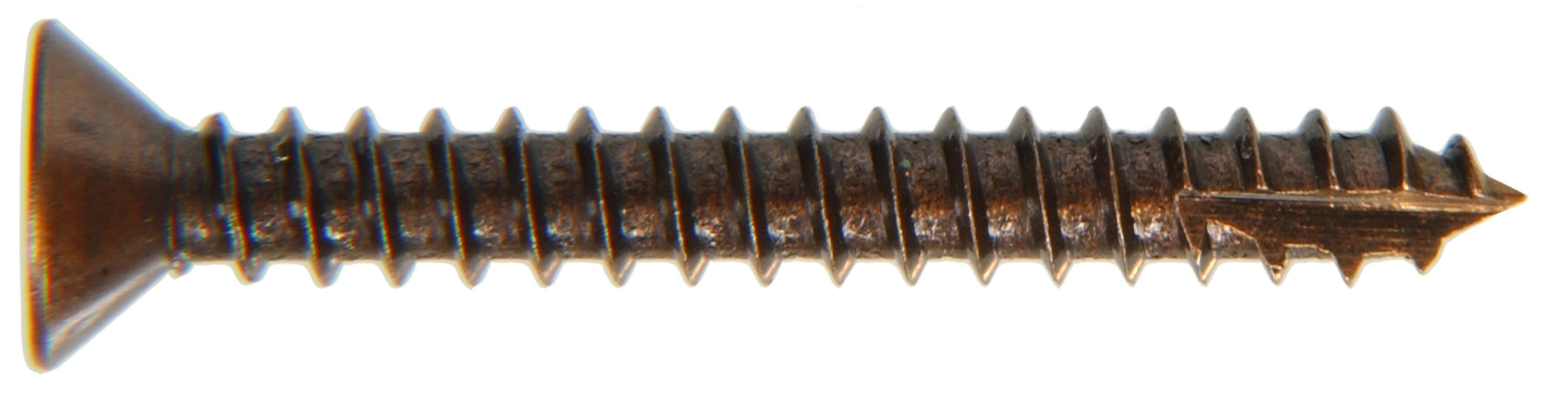 50-Pack Antique Bronze The Hillman Group 45361 5-Inch x 5/8-Inch Flat Phillips Wood Screw