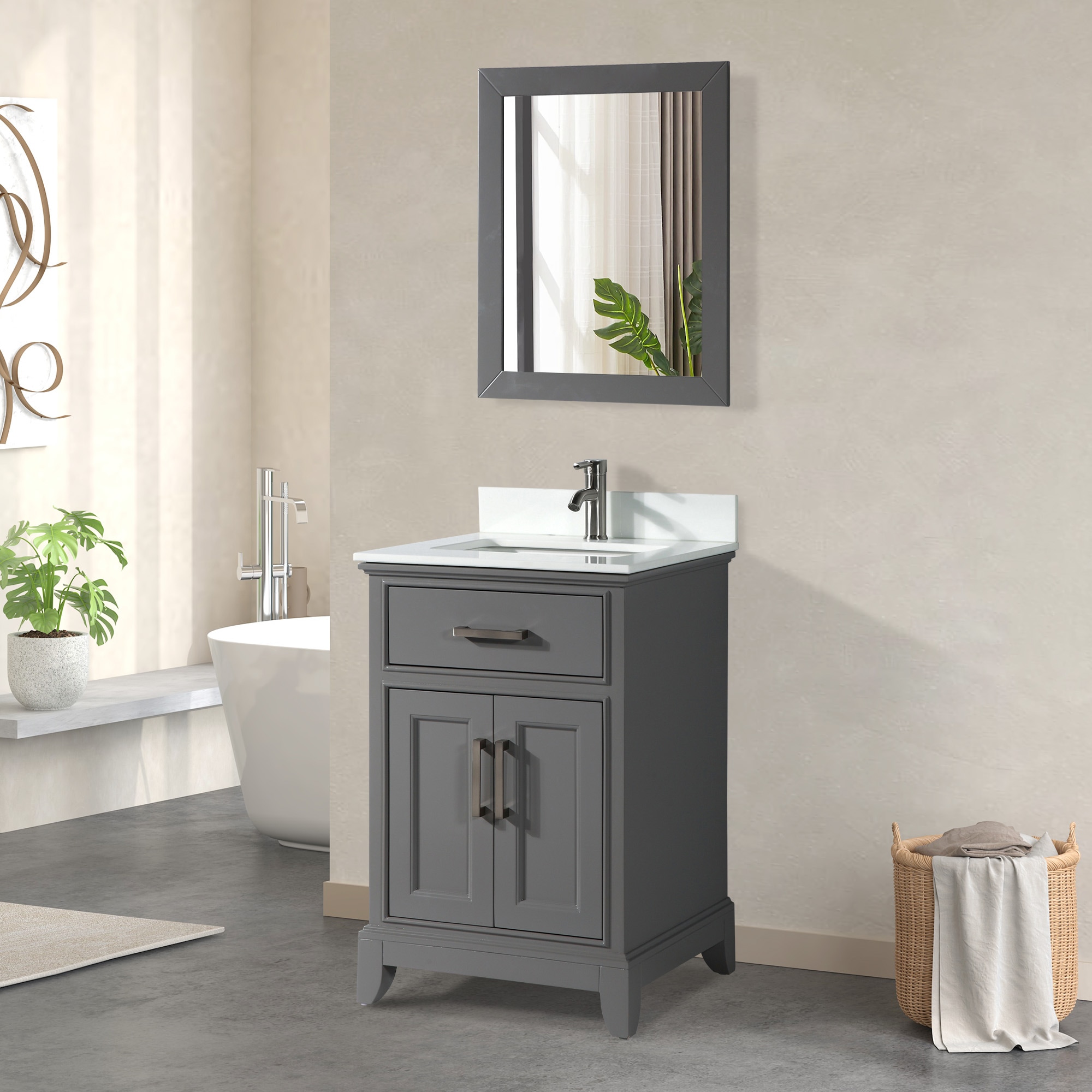 Vanity Art VA1024-G Bath-Vanity-Combo - View #2