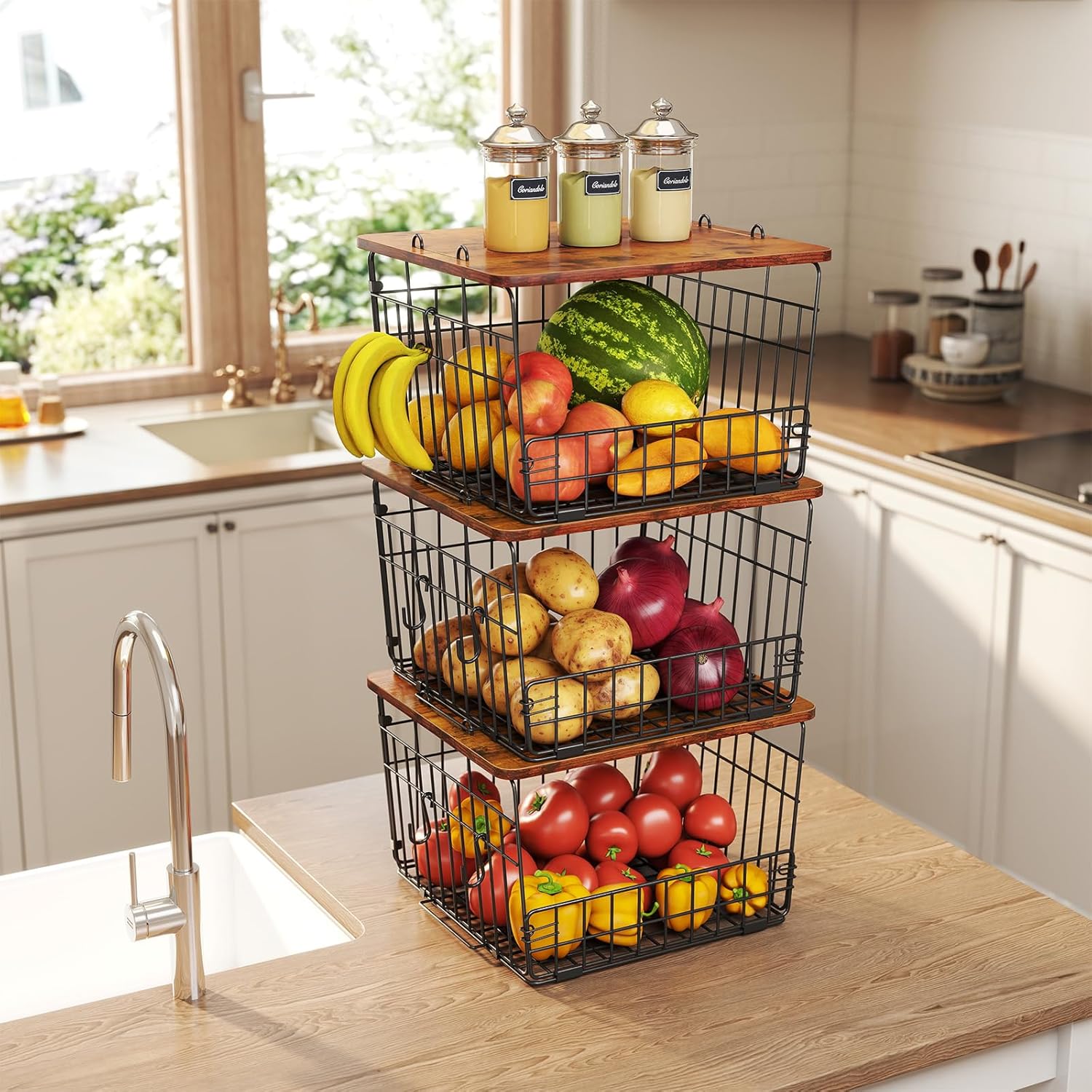 Delamu B0DRD7PSBF Dining-Kitchen-Storarge - View #6